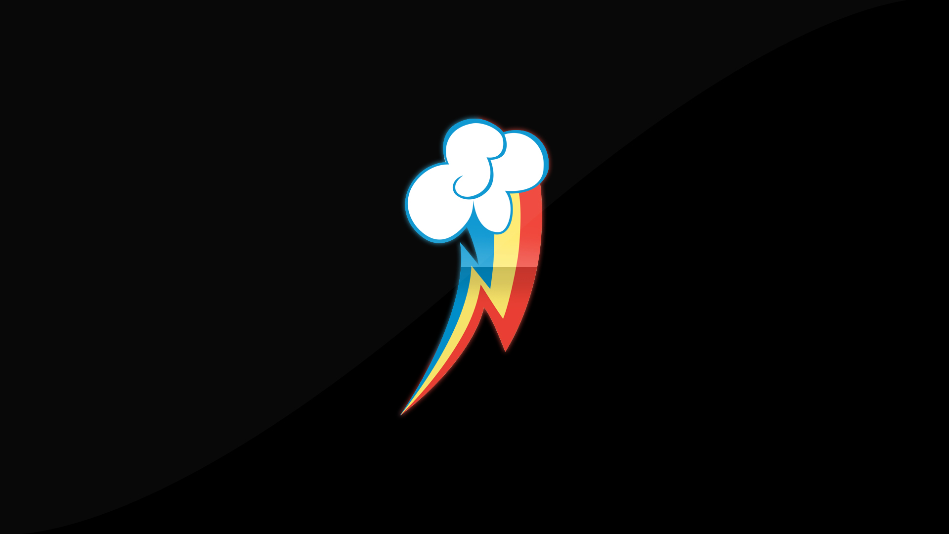 Rainbow Dash CutieMark Wallpaper by thealex132