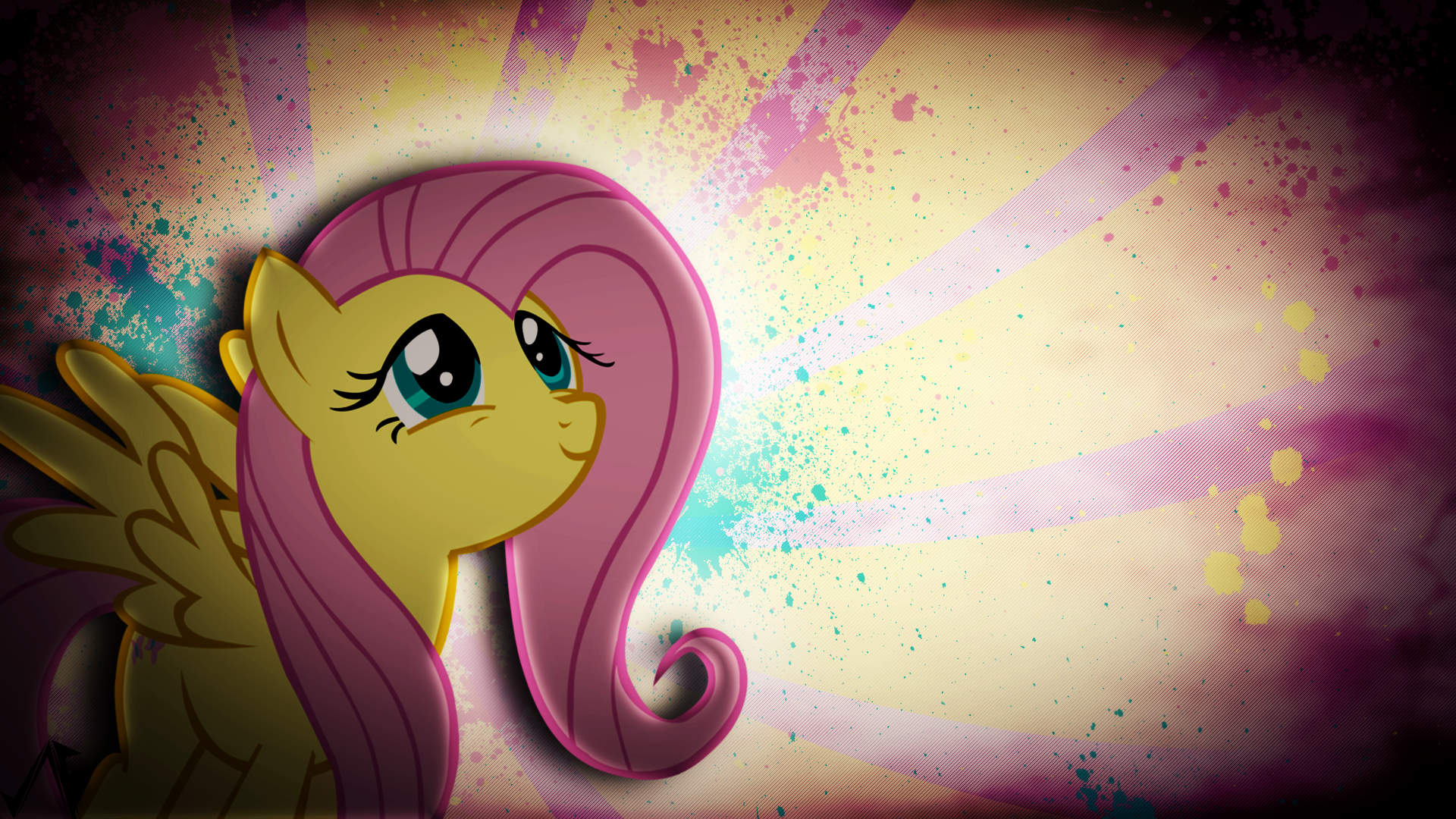 Fluttershy Grunge by JustaninnocentPony and landBOOM