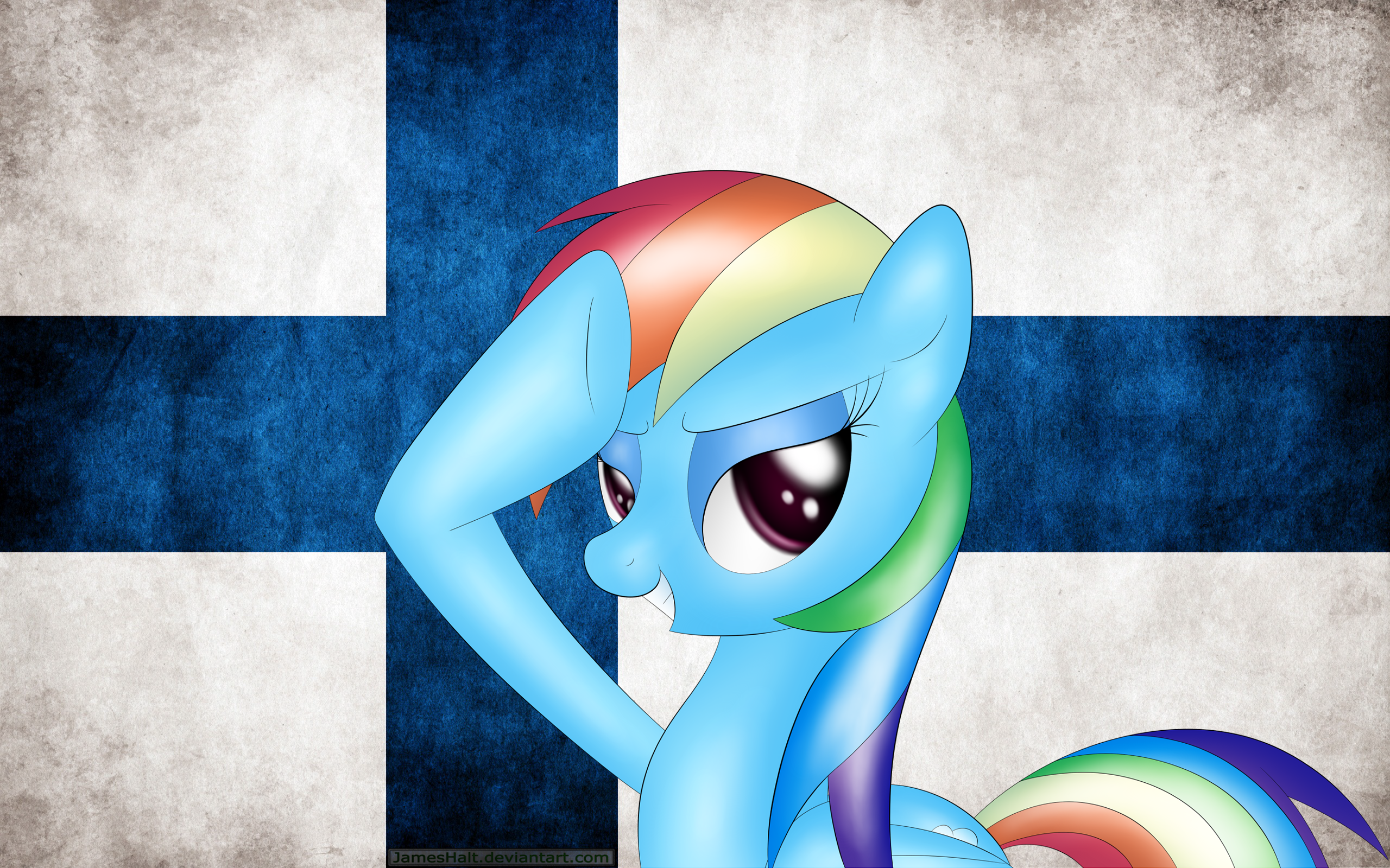 We salute Finland by JamesHalt and think0
