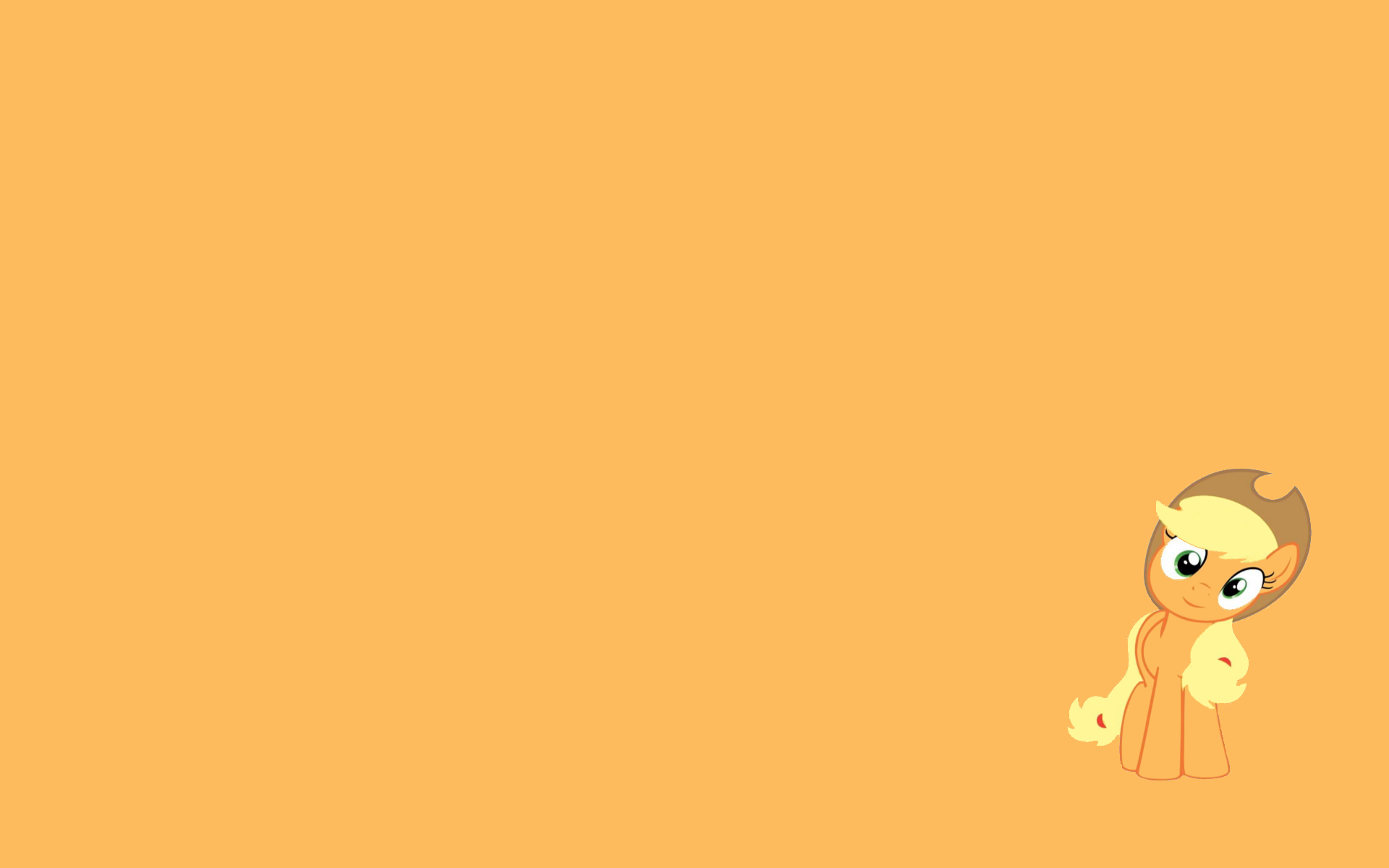 Minimalistic Applejack by eggysoldier