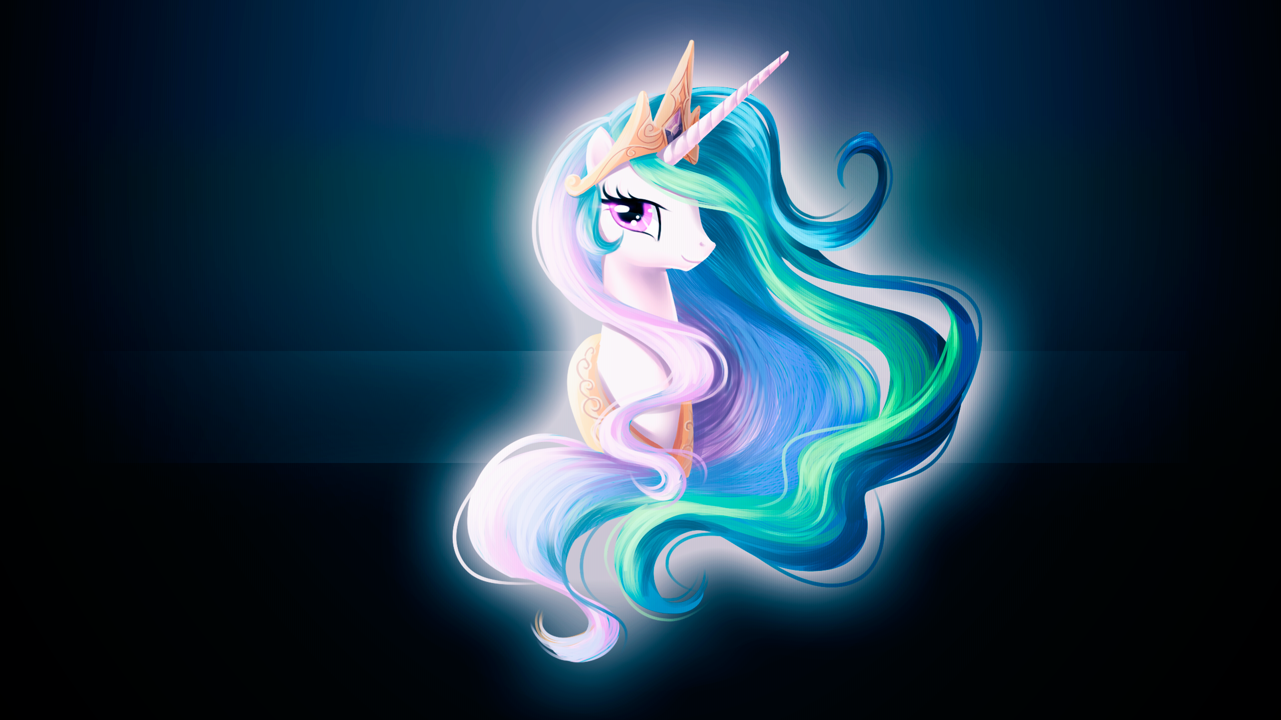 Princess Celestia Portrait Wallpaper by alanfernandoflores01 and fantazyme