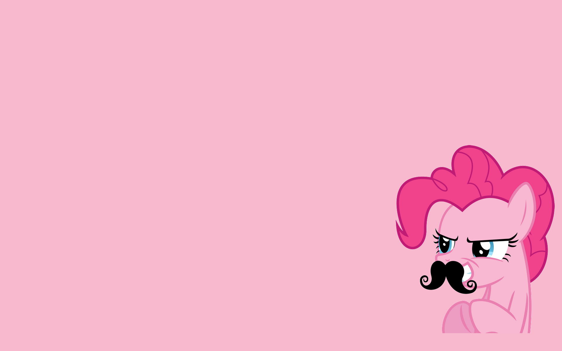 Pinkie's moustache by eggysoldier