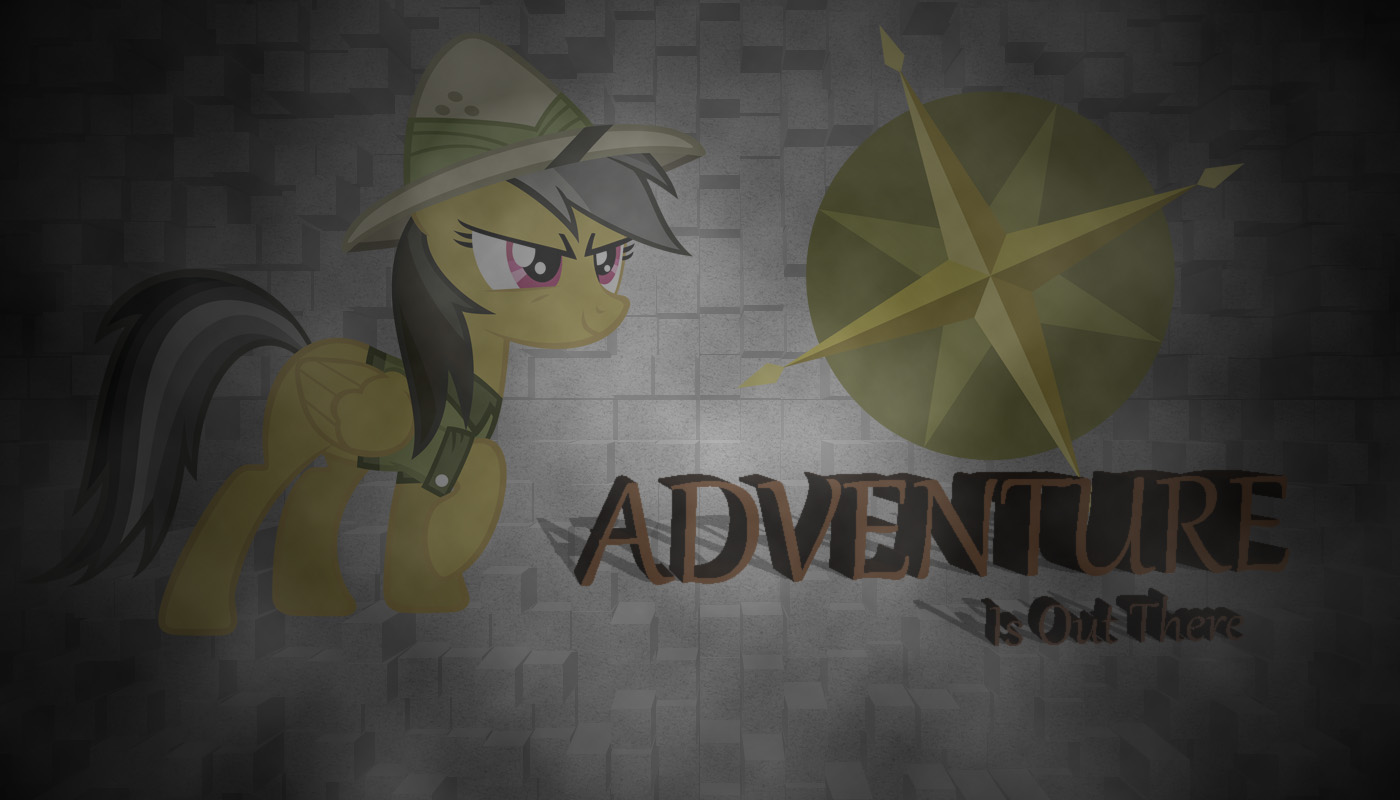 .:Adventure is Out There:. Daring Do Wallpaper by jrrhack, Meteor-Venture and piranhaplant1