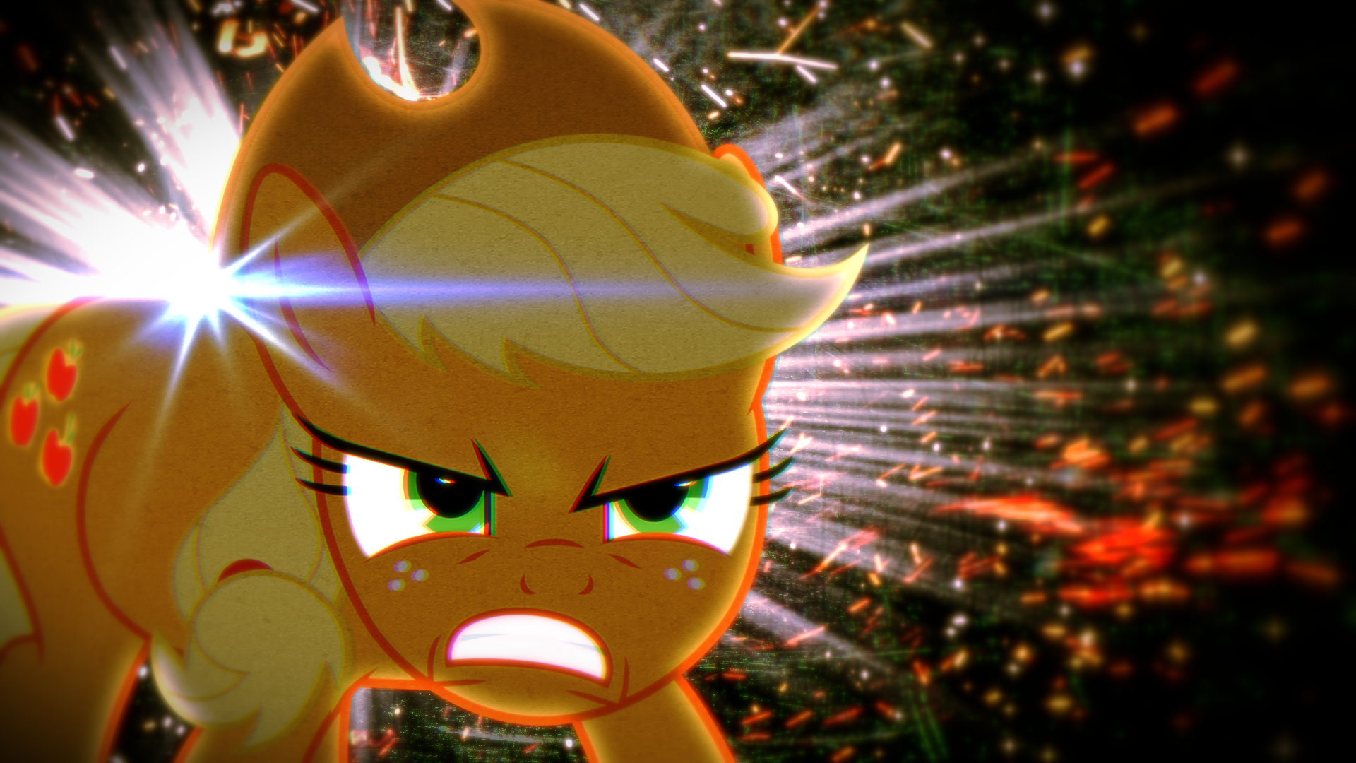 Angry AJ! by BronyYAY123 and maxmontezuma