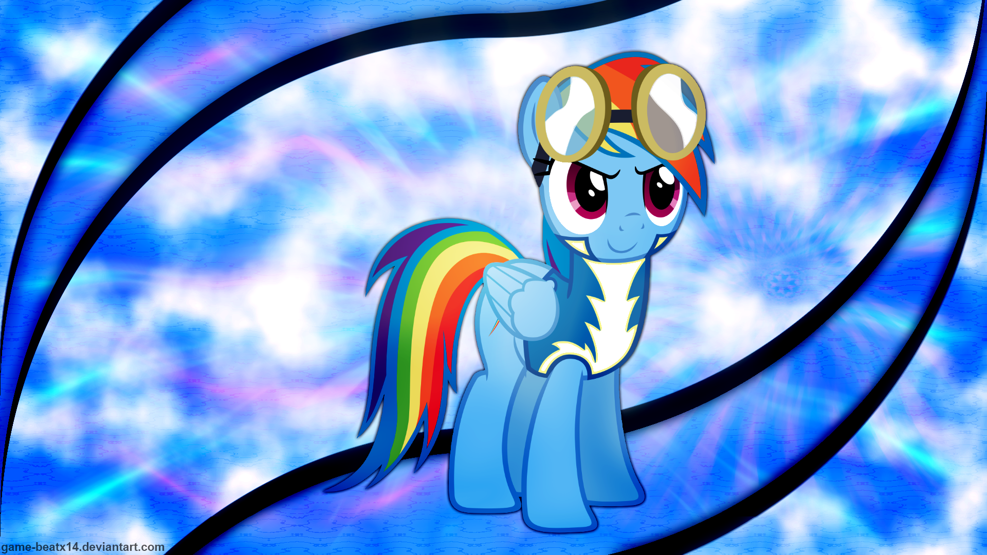 Rainbow Dash Wallpaper 2 by Game-BeatX14 and MrLolcats17