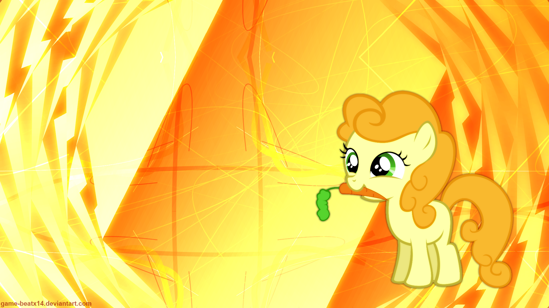 Filly Carrot Top Wallpaper by Flizzick and Game-BeatX14