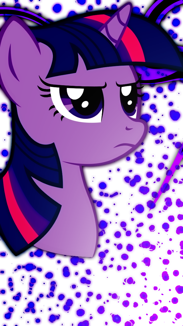 iPhone 5 Twilight Sparkle Wallpaper by Game-BeatX14 and Lazy-Joe