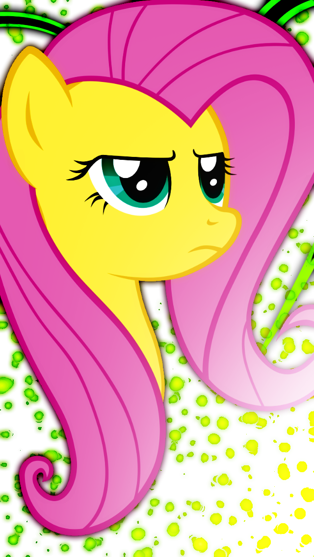 iPhone 5 Fluttershy Wallpaper by Game-BeatX14 and Lazy-Joe