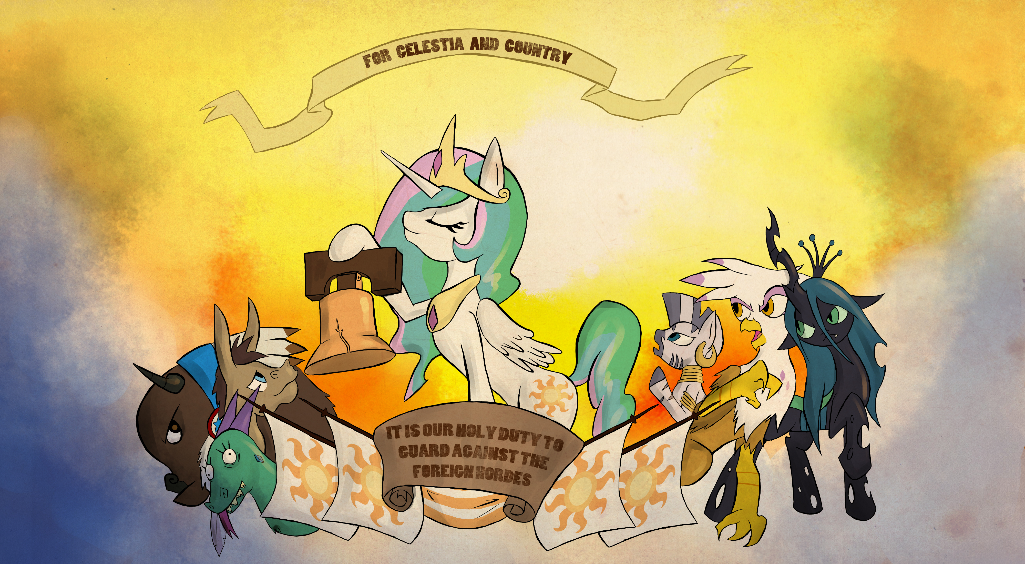 PonyShock Infinite Propaganda by juanrock