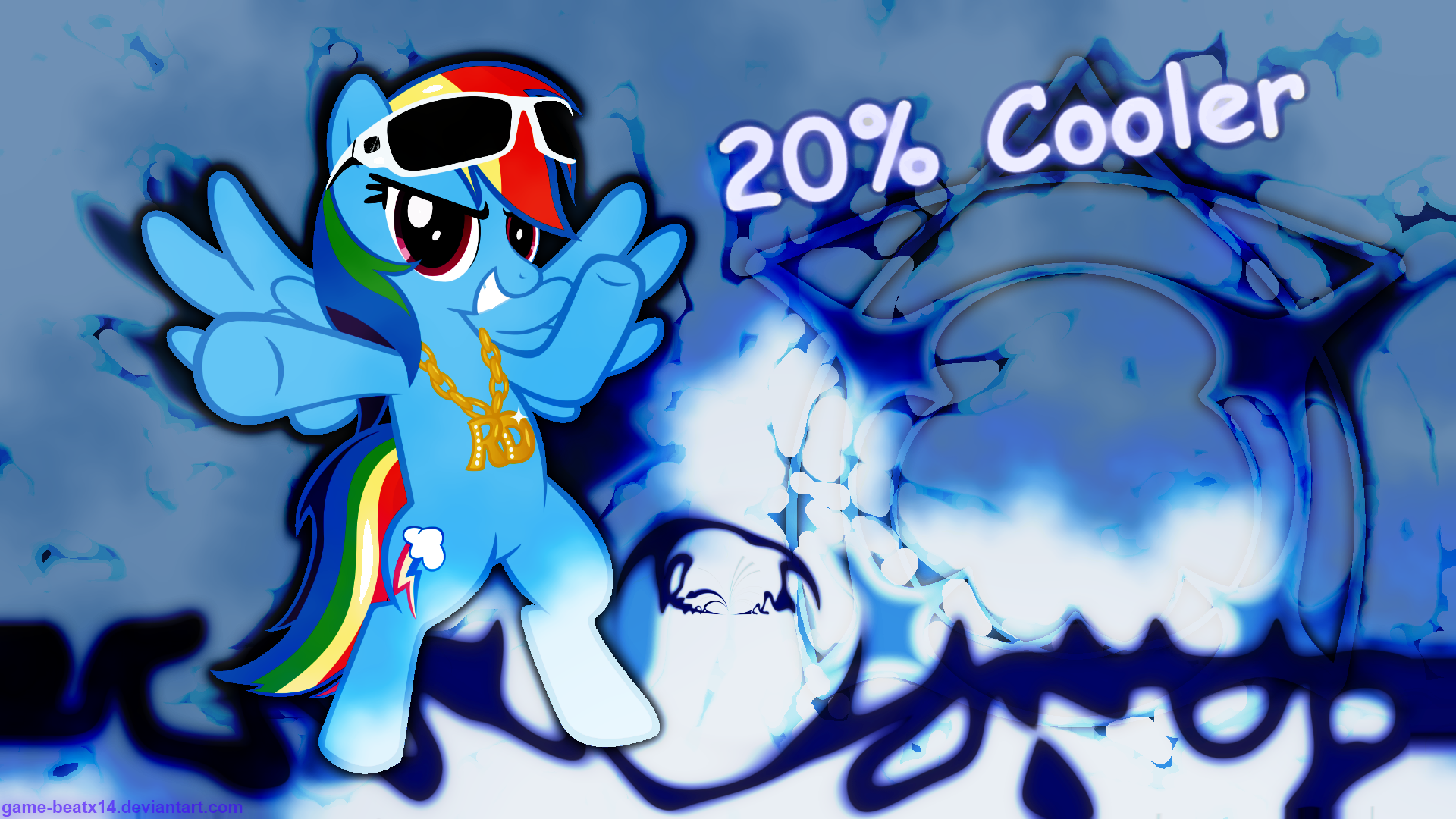 Rainbow Swag Wallpaper by Darkfire036 and Game-BeatX14