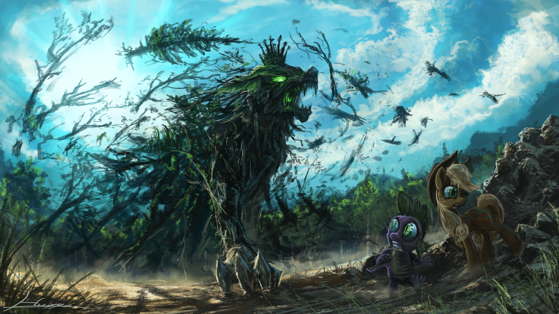 MLP - King of the Forest by Huussii