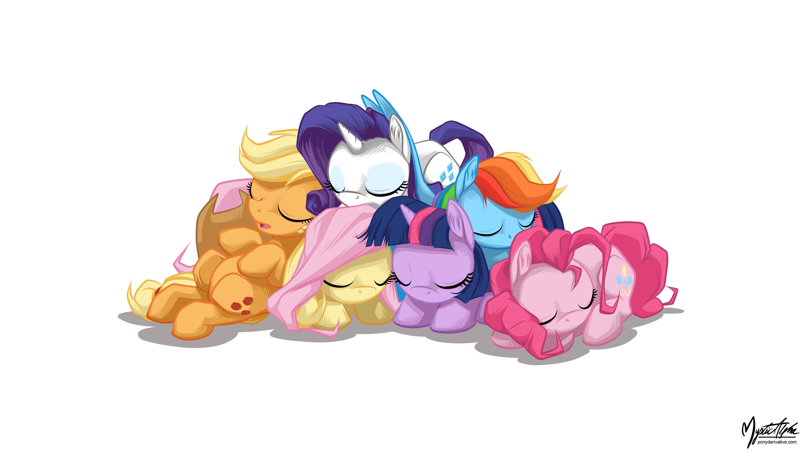 Mane 6 Cluster 16.9 by mysticalpha