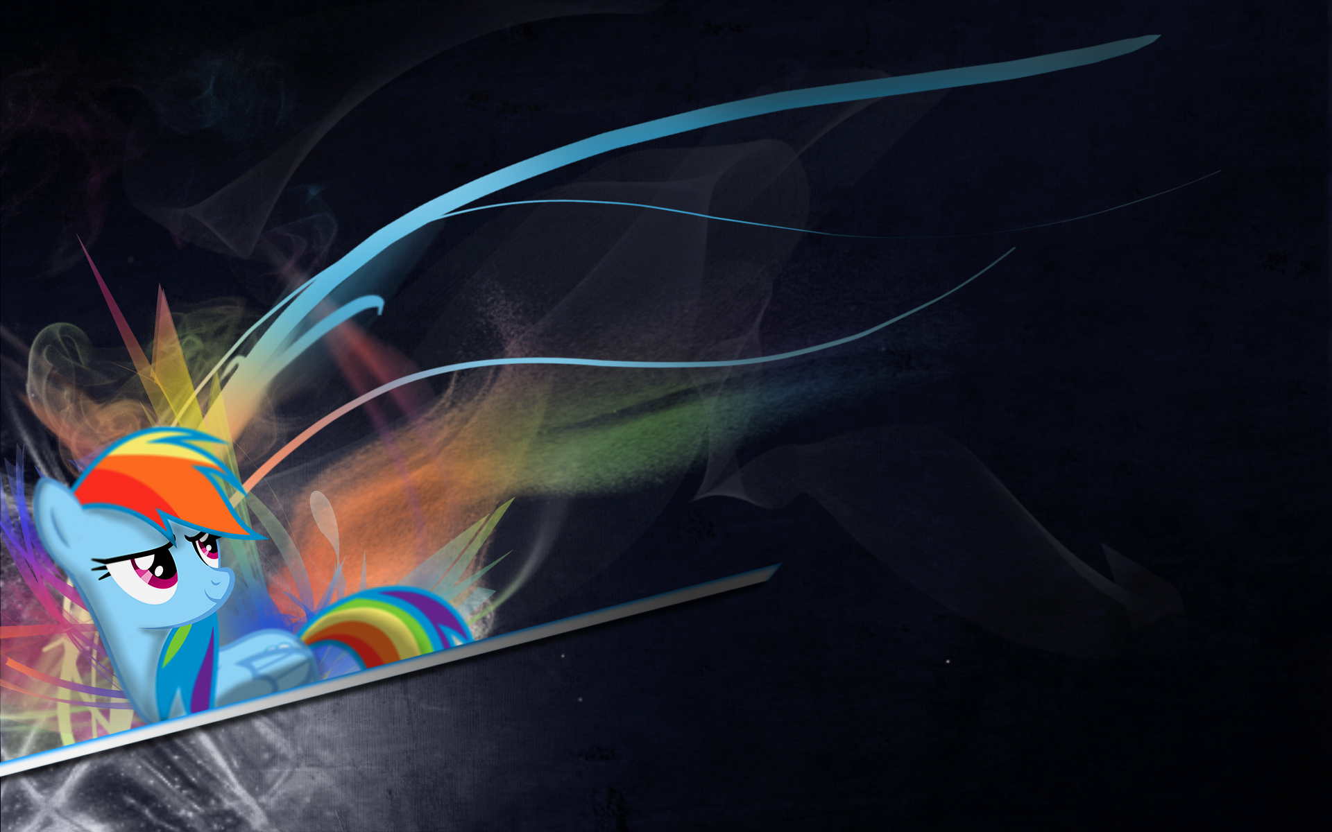 Rainbow Dash Wallpaper 4 by TryHardBrony and Woodyz611