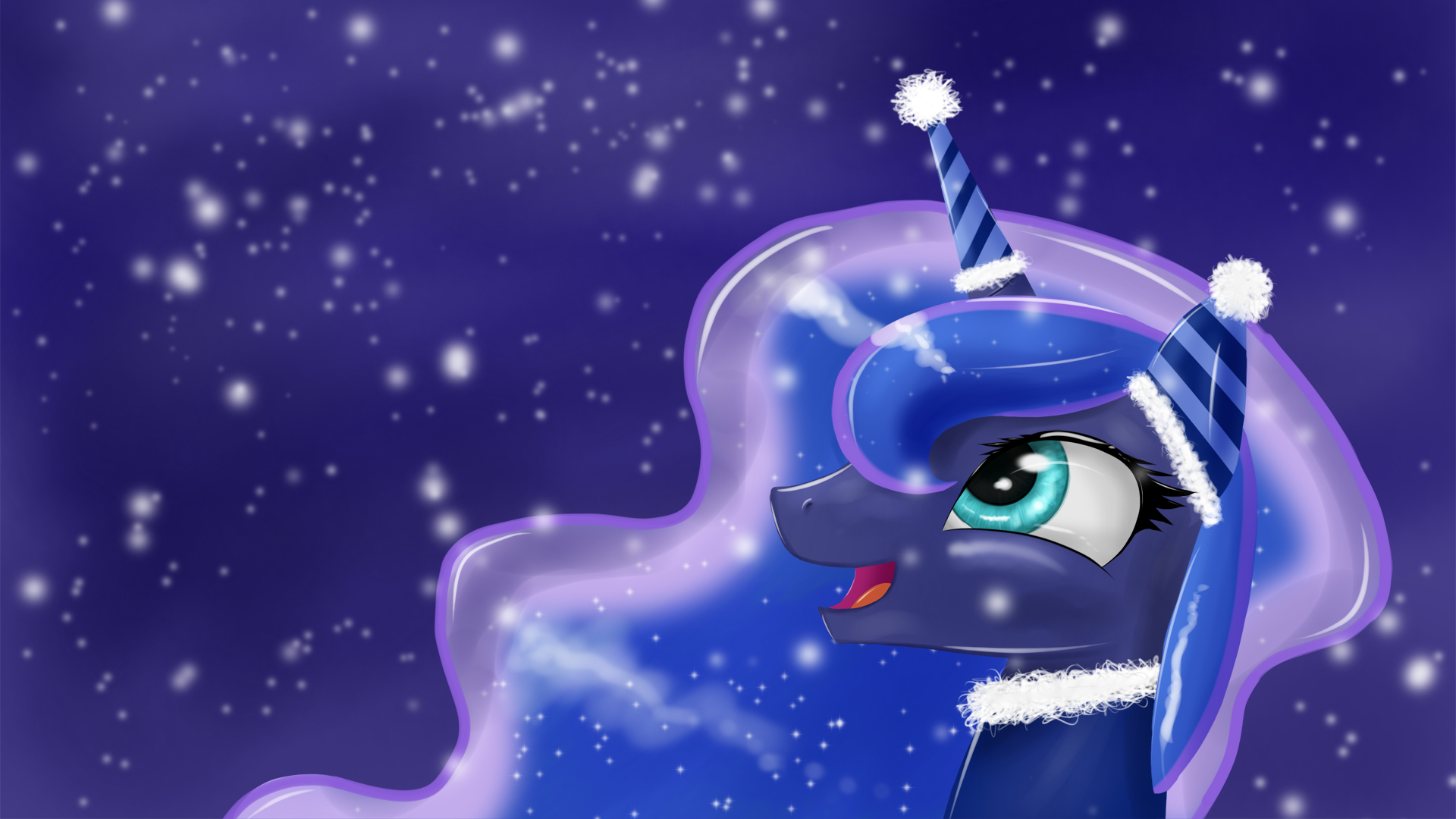 Luna: First snow after thousand year by MrDaviez