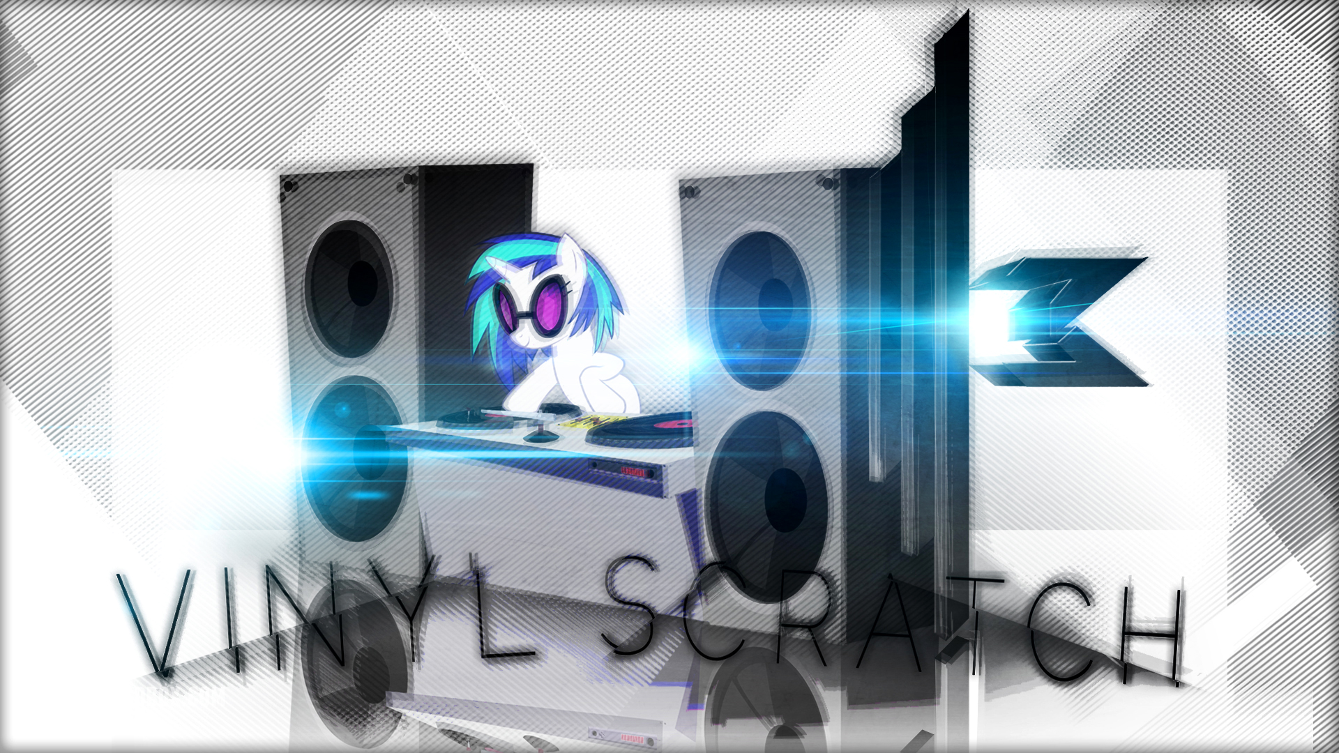 DJ Vinyl Wallpaper by InternationalTCK and stimpyrules