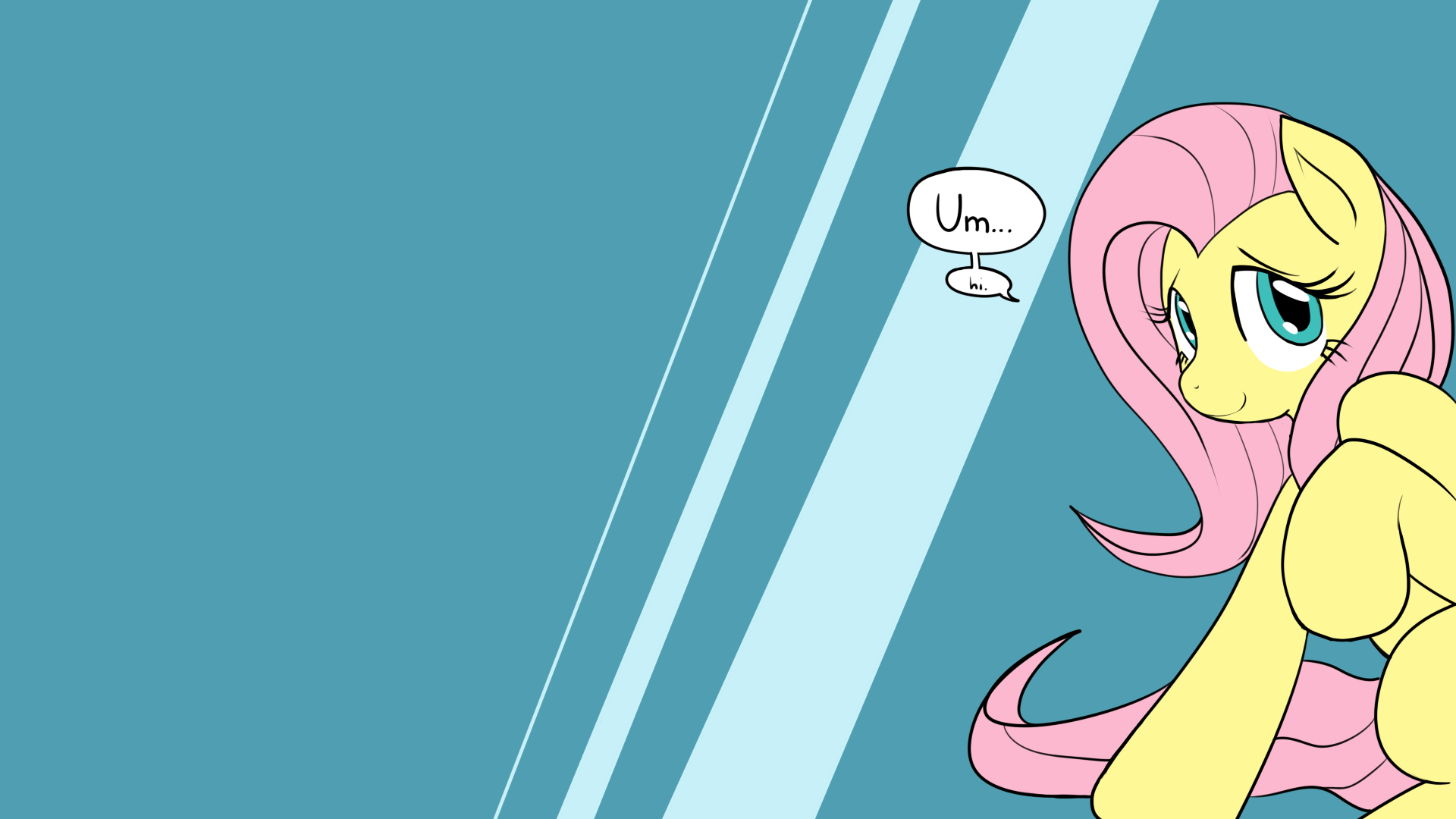 Fluttershy Wallpaper by ReiDuran