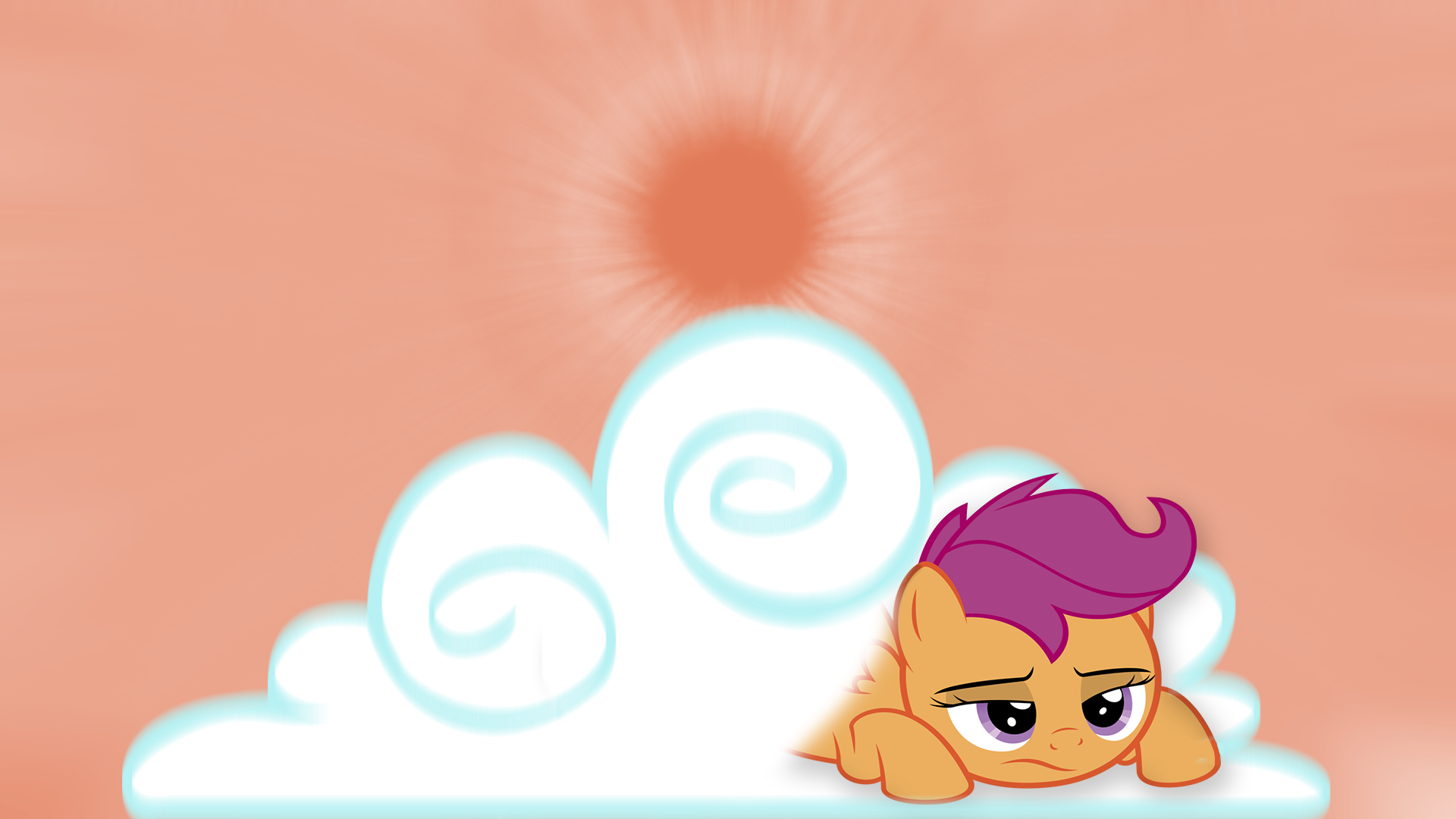Scootaloo Wallpaper by Couth-Kancerous, GuruGrendo and tgolyi
