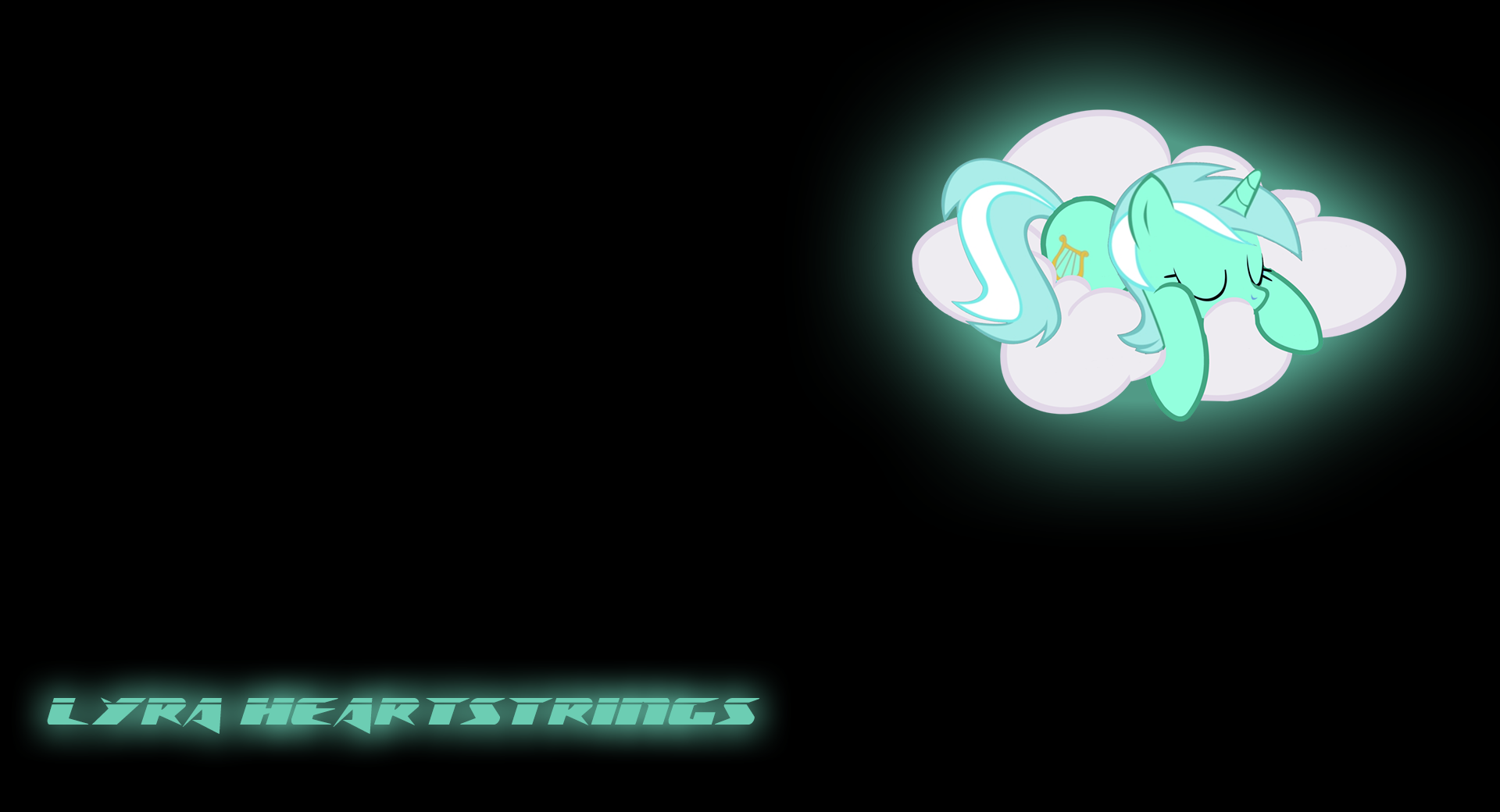 Lyra Heartstrings "Glow" wallpaper by DemonReaper3928 and DjDa5h