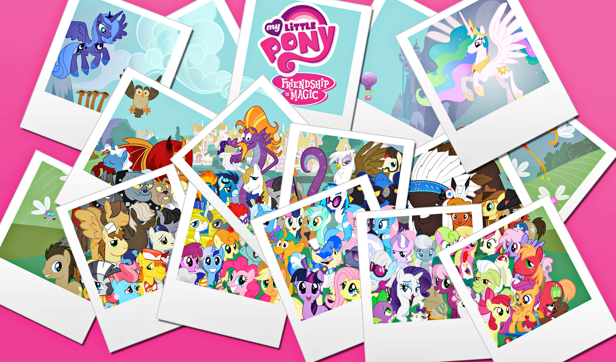 MLP Collage Wallpaper by alanfernandoflores01