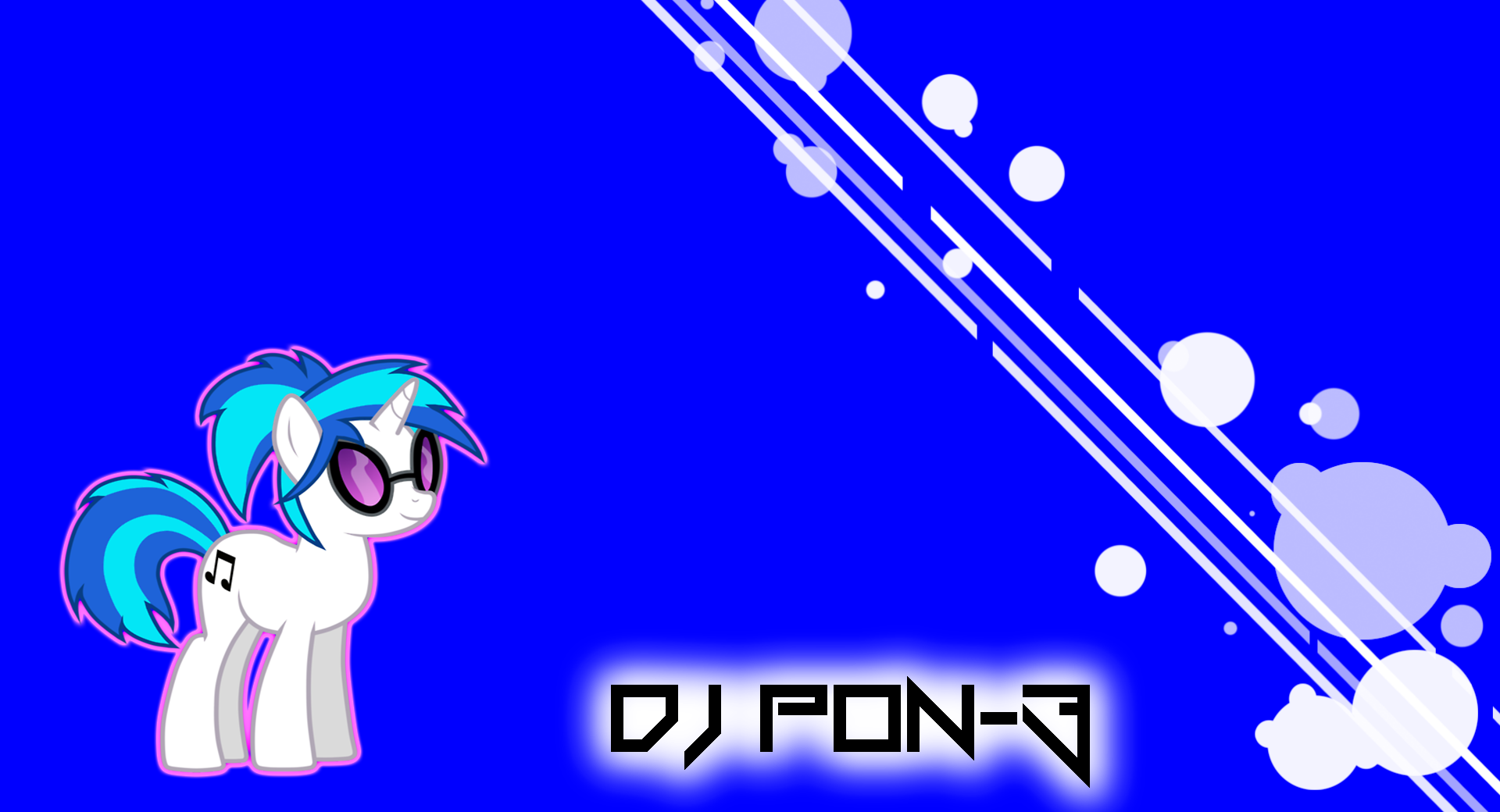 Vinyl Scratch "Bubbles" wallpaper by DjDa5h and JennieOo