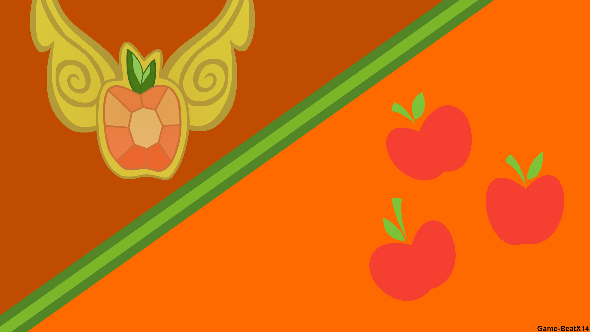 Applejack Honesty Wallpaper (Simple version) by BlackGryph0n, Game-BeatX14 and pageturner1988