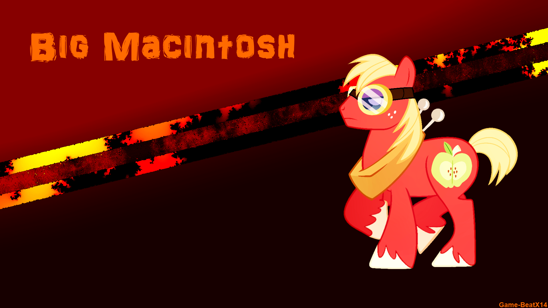 Big Macintosh Wallpaper by Game-BeatX14 and Pirill-Poveniy