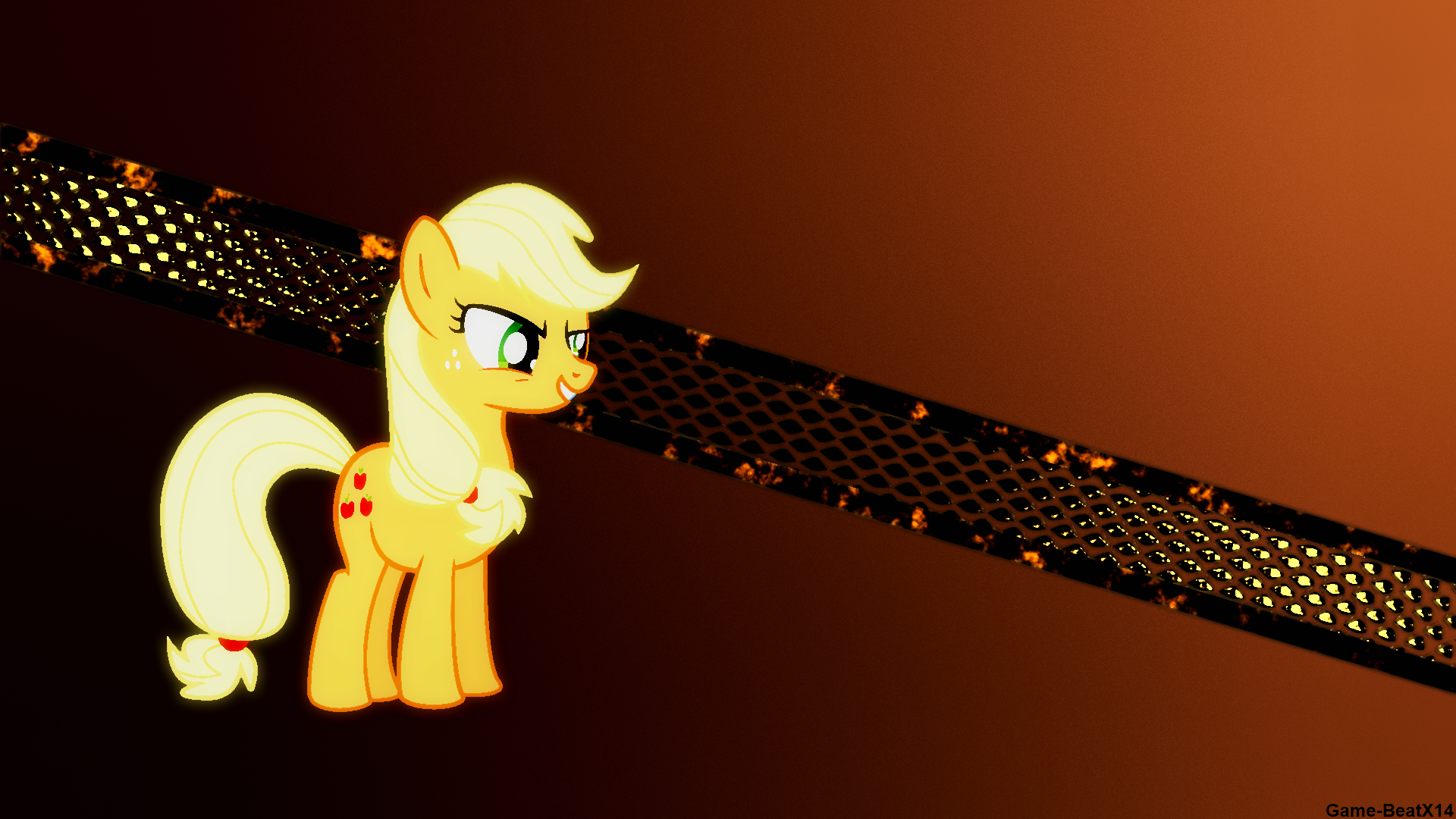 Applejack Wallpaper 2 by Game-BeatX14 and thehellbean