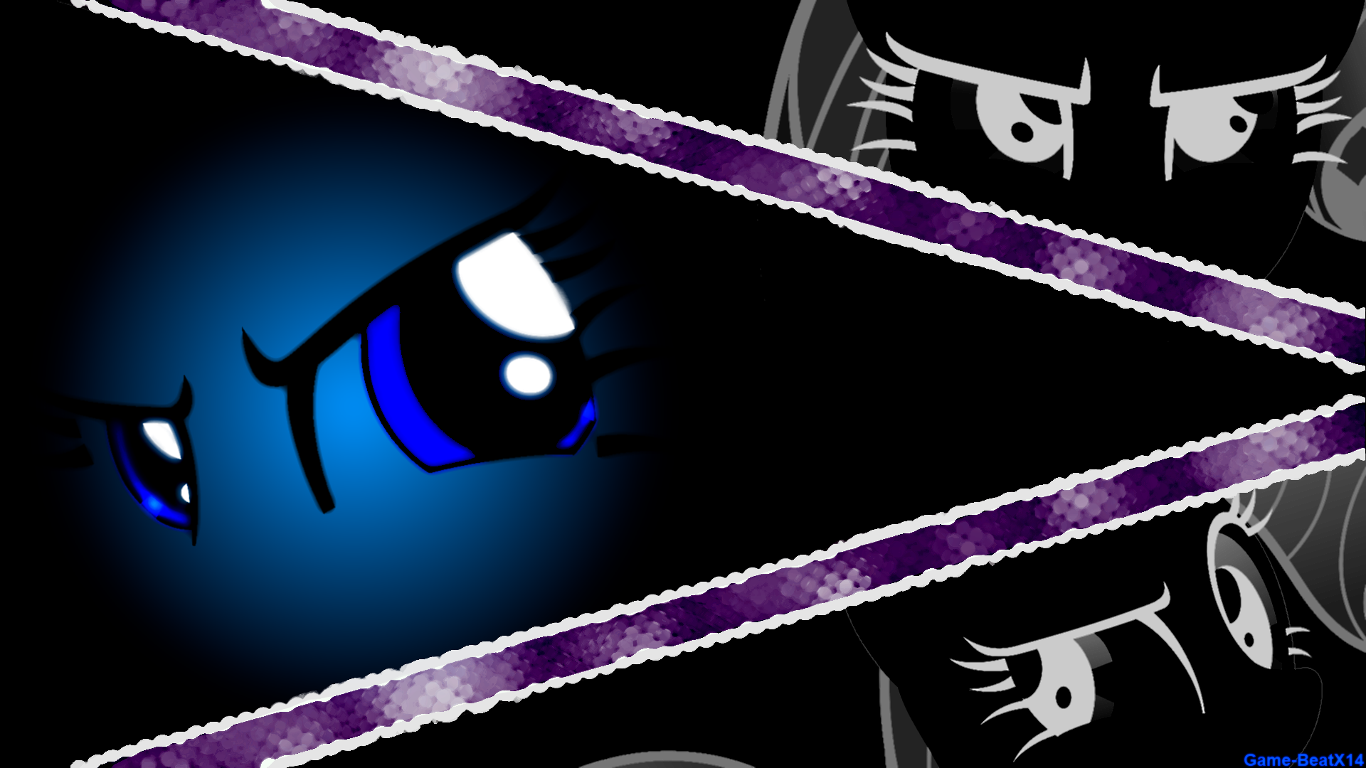 Rarity Eyes Wallpaper by craftybrony, Dharthez, Game-BeatX14 and Hawk9mm