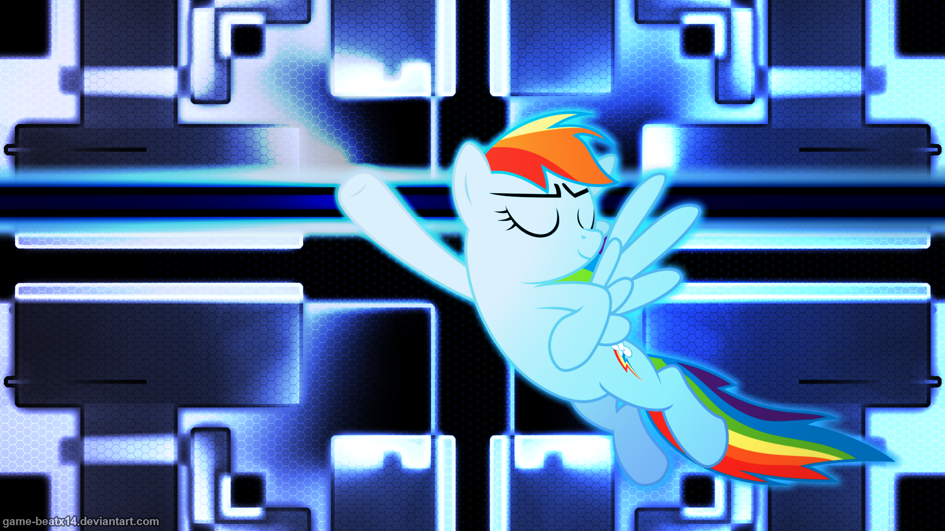 Rainbow Dash Wallpaper 4 by Game-BeatX14 and X-Celestia-X