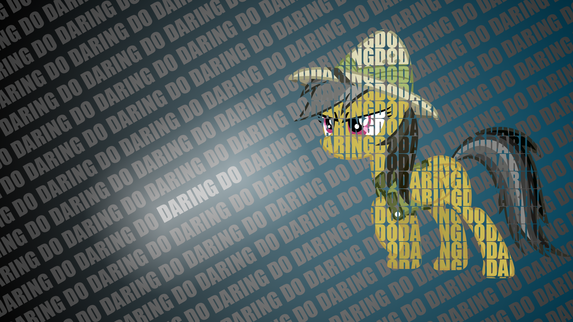 Daring Do Typography Wallpaper [1920x1080] by CoRnFlAkEs369