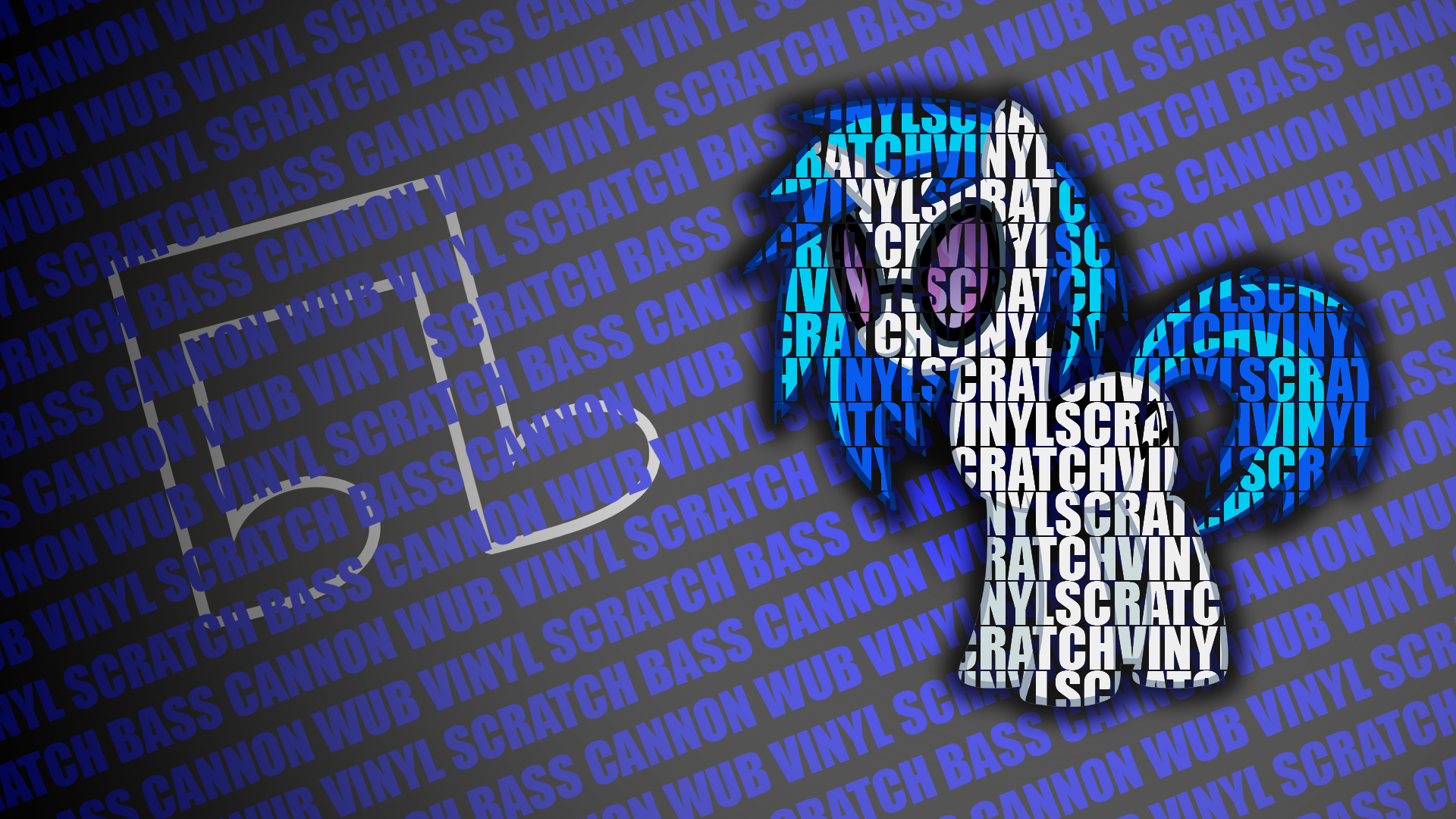 Vinyl Scratch Typography Wallpaper [1920x1080] by CoRnFlAkEs369