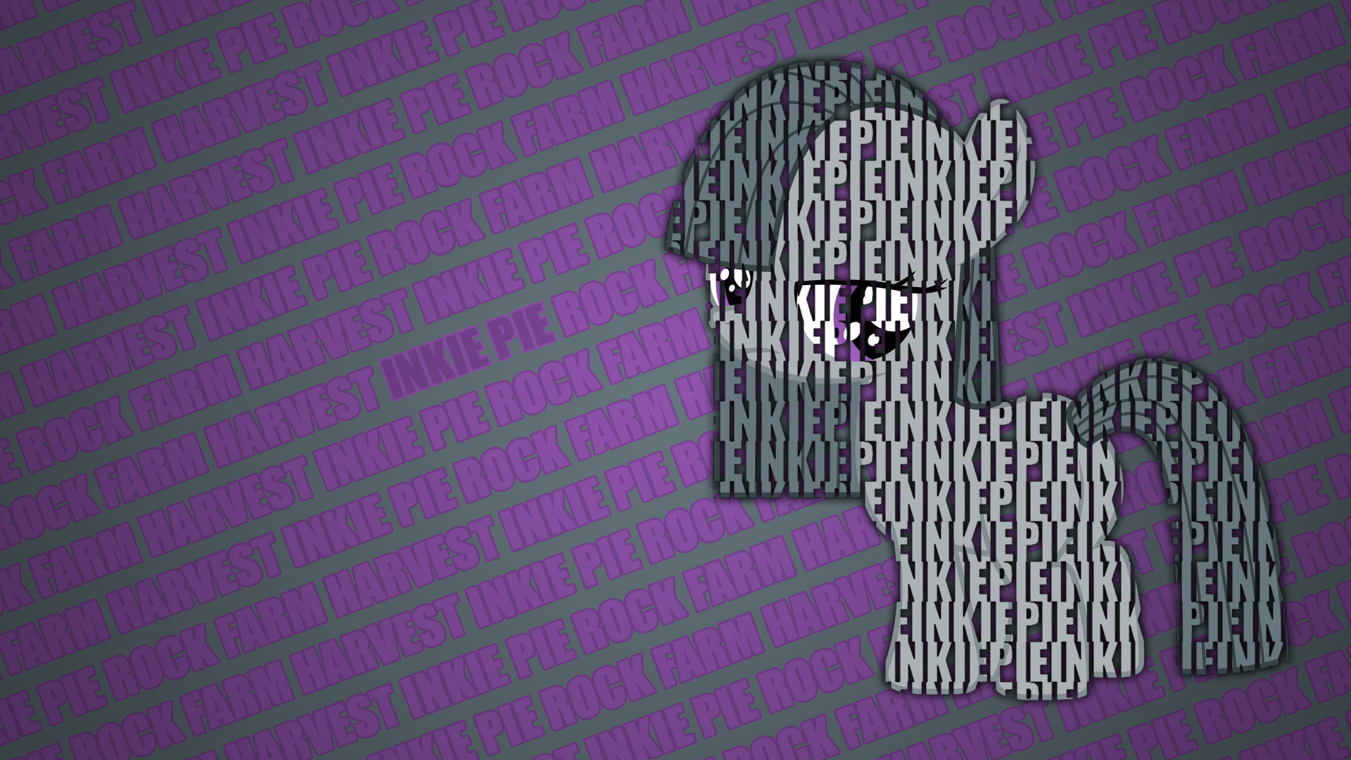 Inkie Pie Typography Wallpaper [1920x1080] by CoRnFlAkEs369