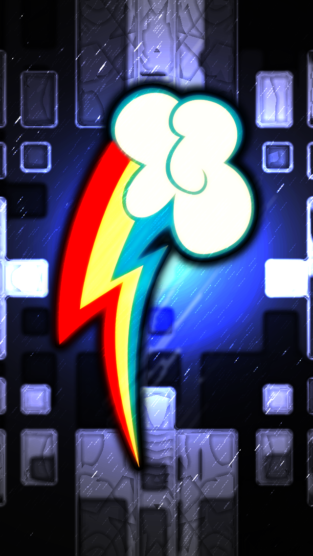 iPhone 5 - Rainbow Dash CM Wallpaper - Copy by Game-BeatX14 and Parclytaxel