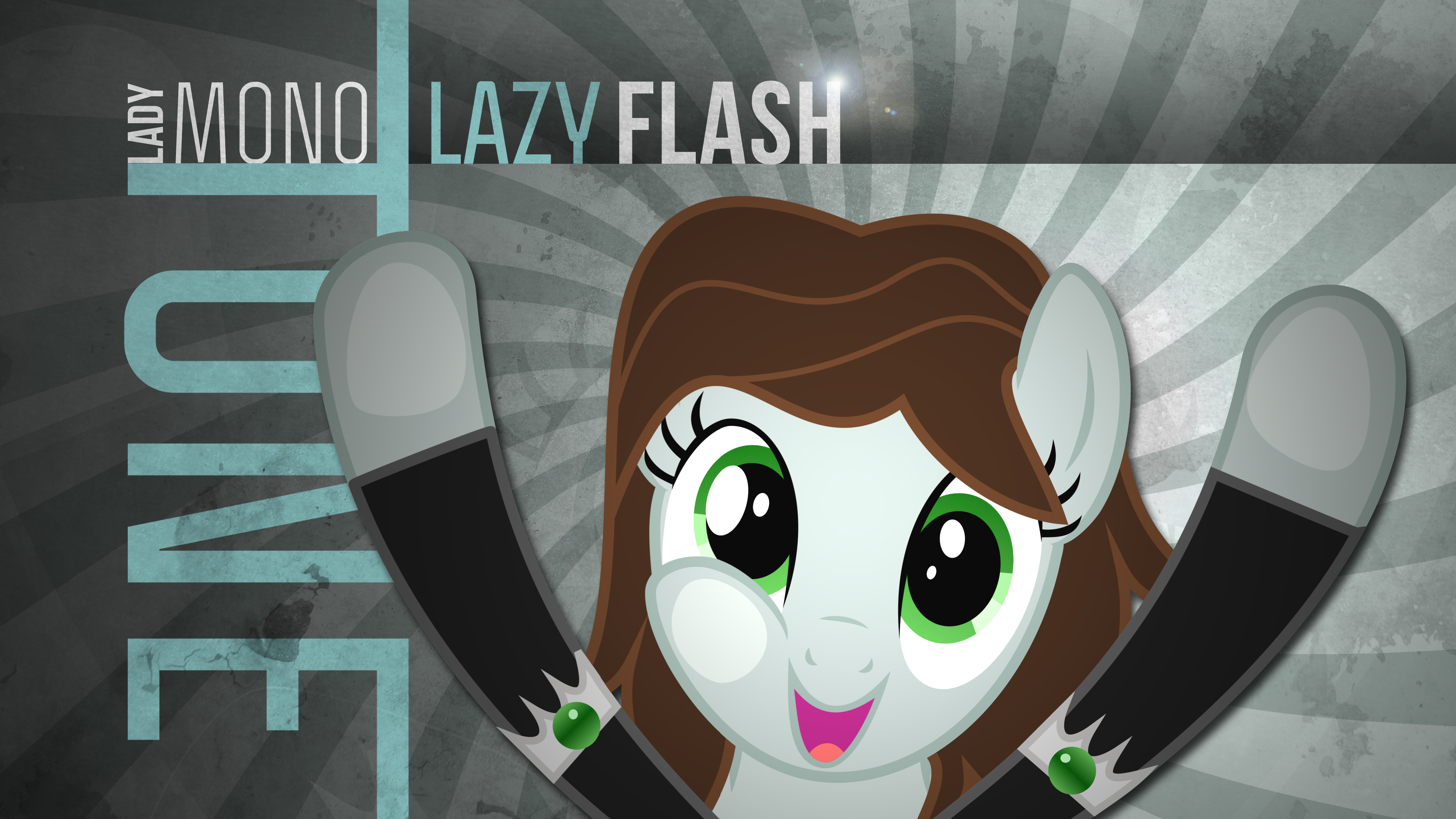 LadyMonotone Wallpaper 2 by CaliAzian and ClockworkSprocket