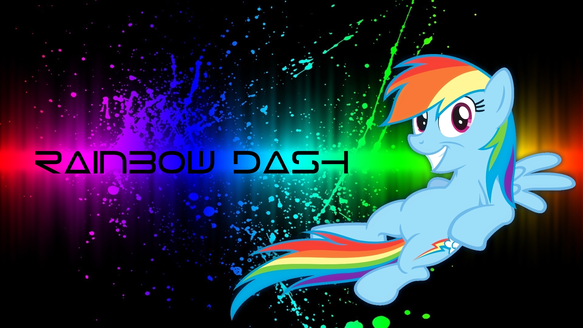 Rainbow Dash is chillin' by Make451