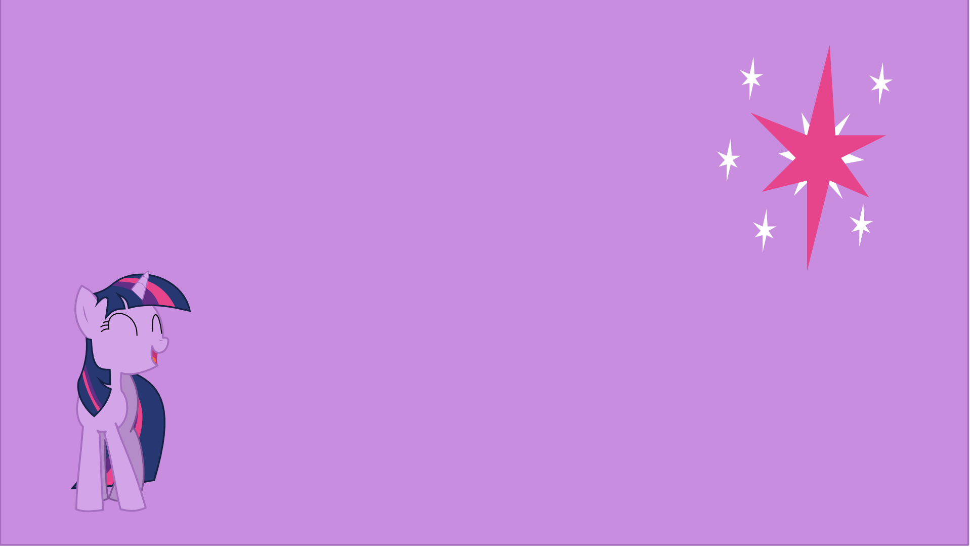 twilight sparkle minimalistic by tonchizavr