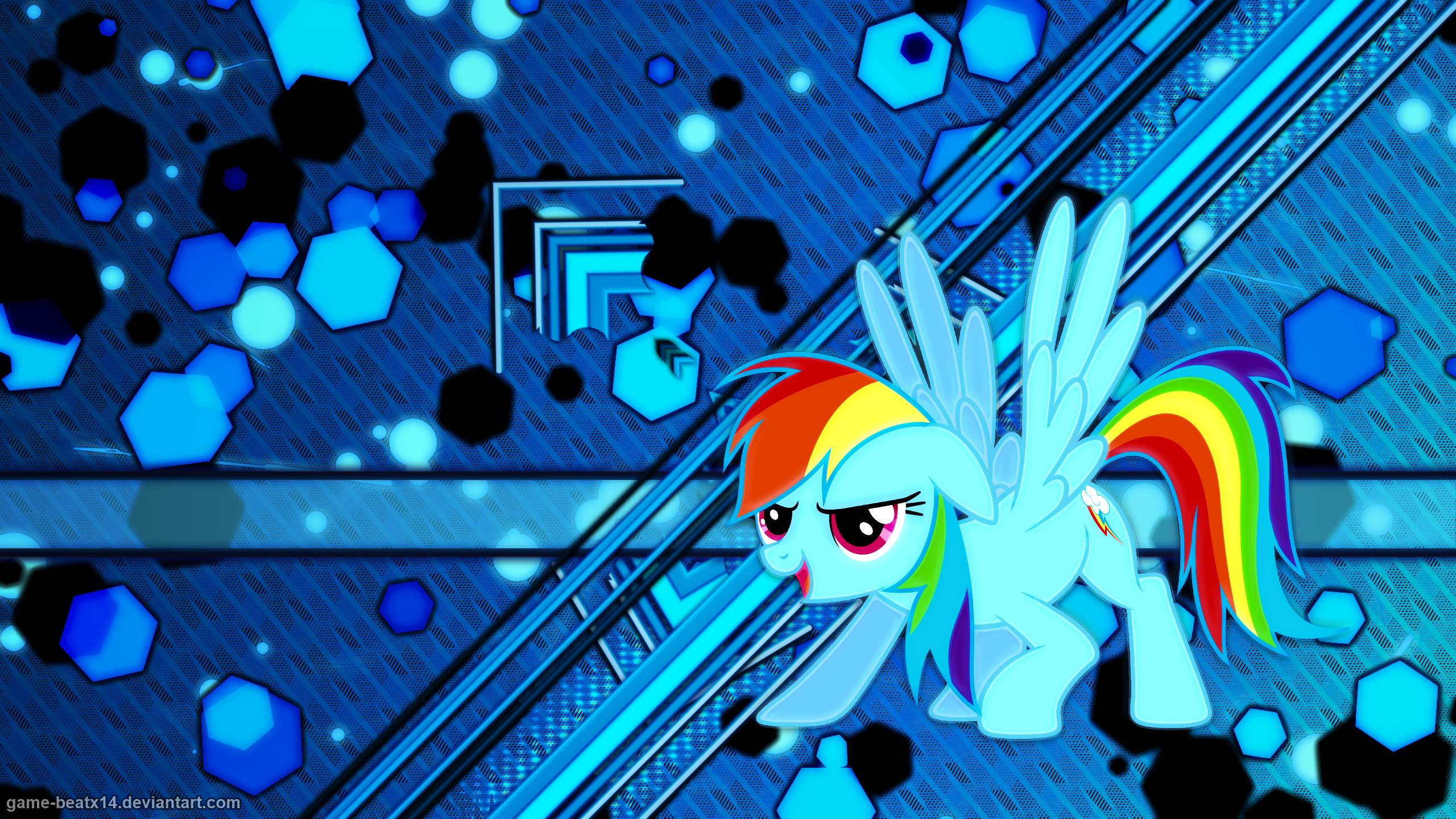 Rainbow Dash Wallpaper 5 by Game-BeatX14 and Quanno3