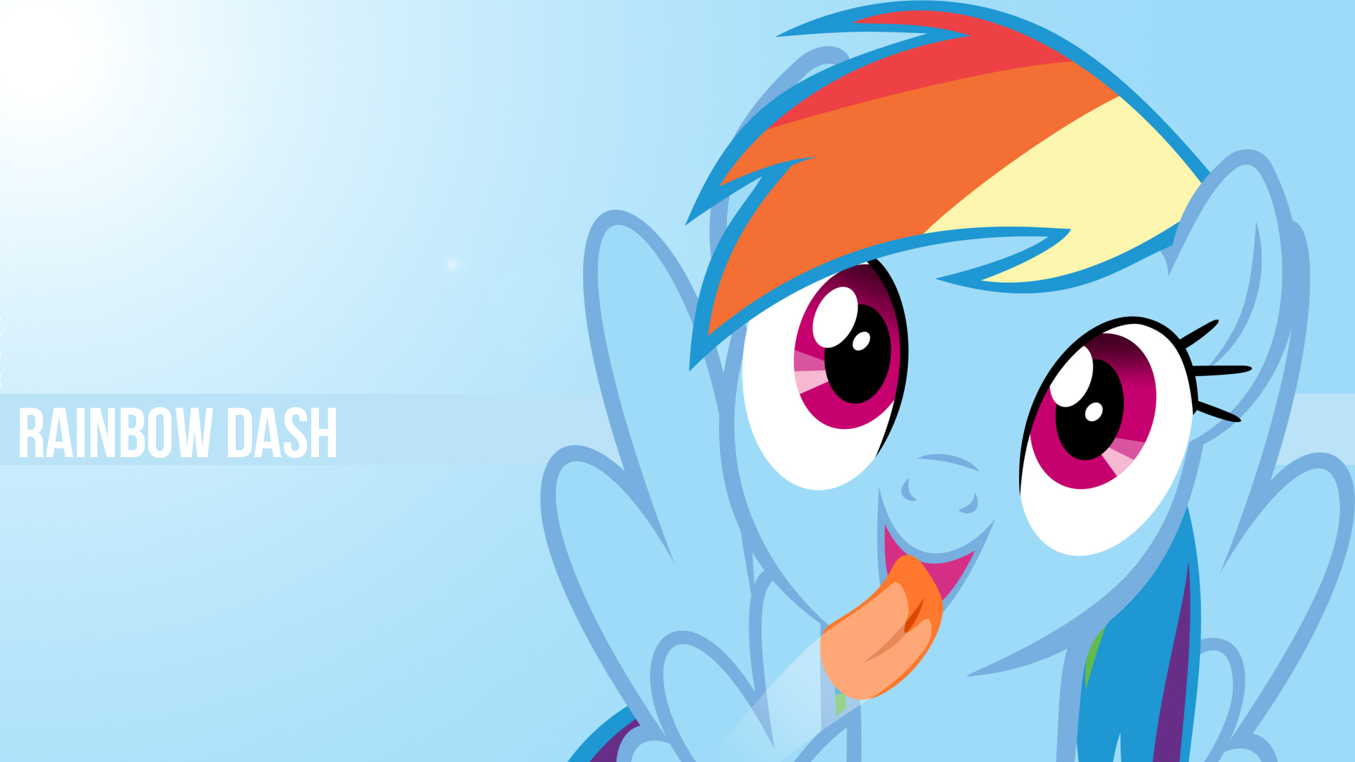 Rainbow Dash WP - 1920x1080 by ChromaticSpade and sportsracer48