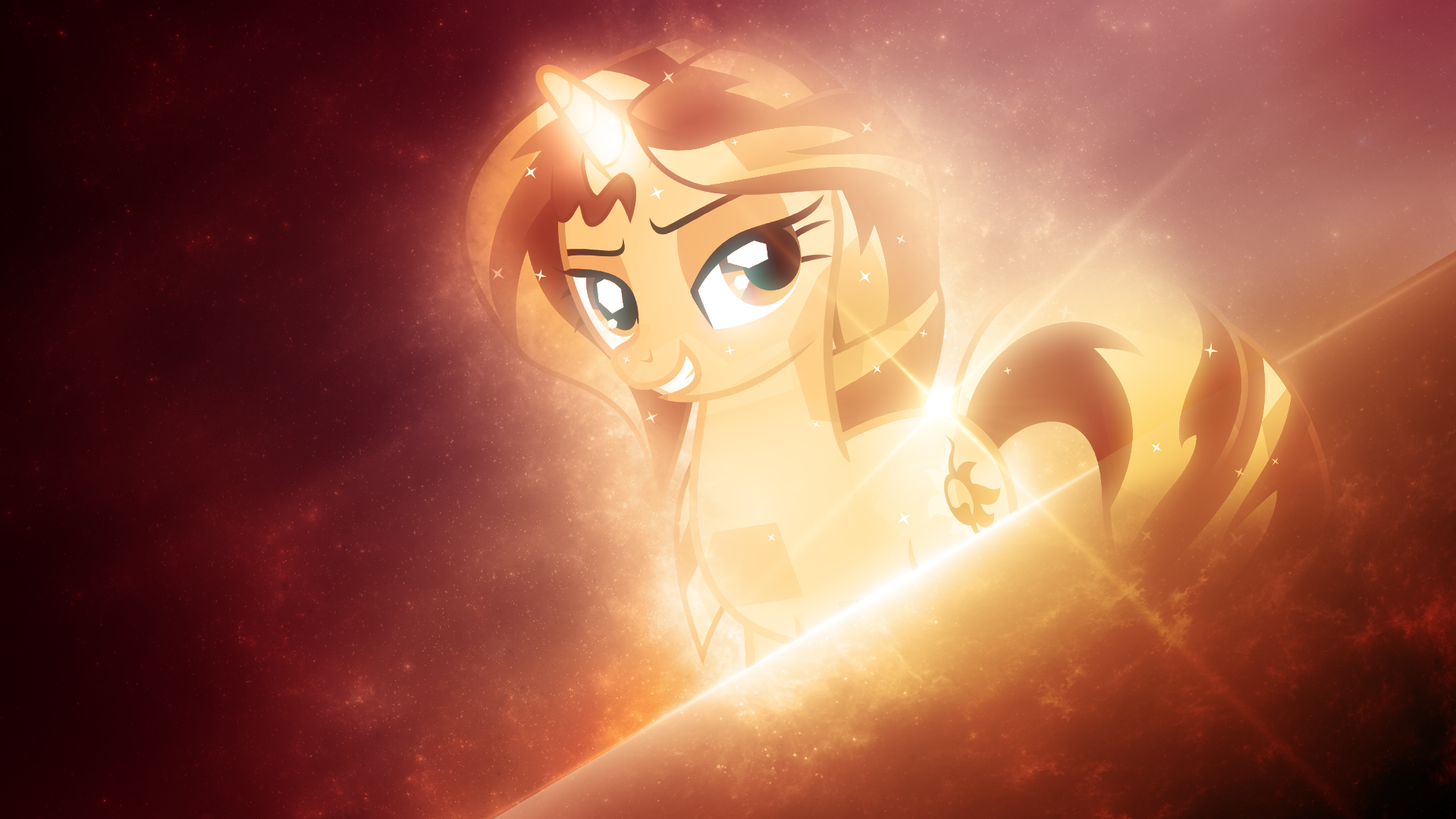 Sunset Crystal - Wallpaper by TheShadowStone and Tzolkine