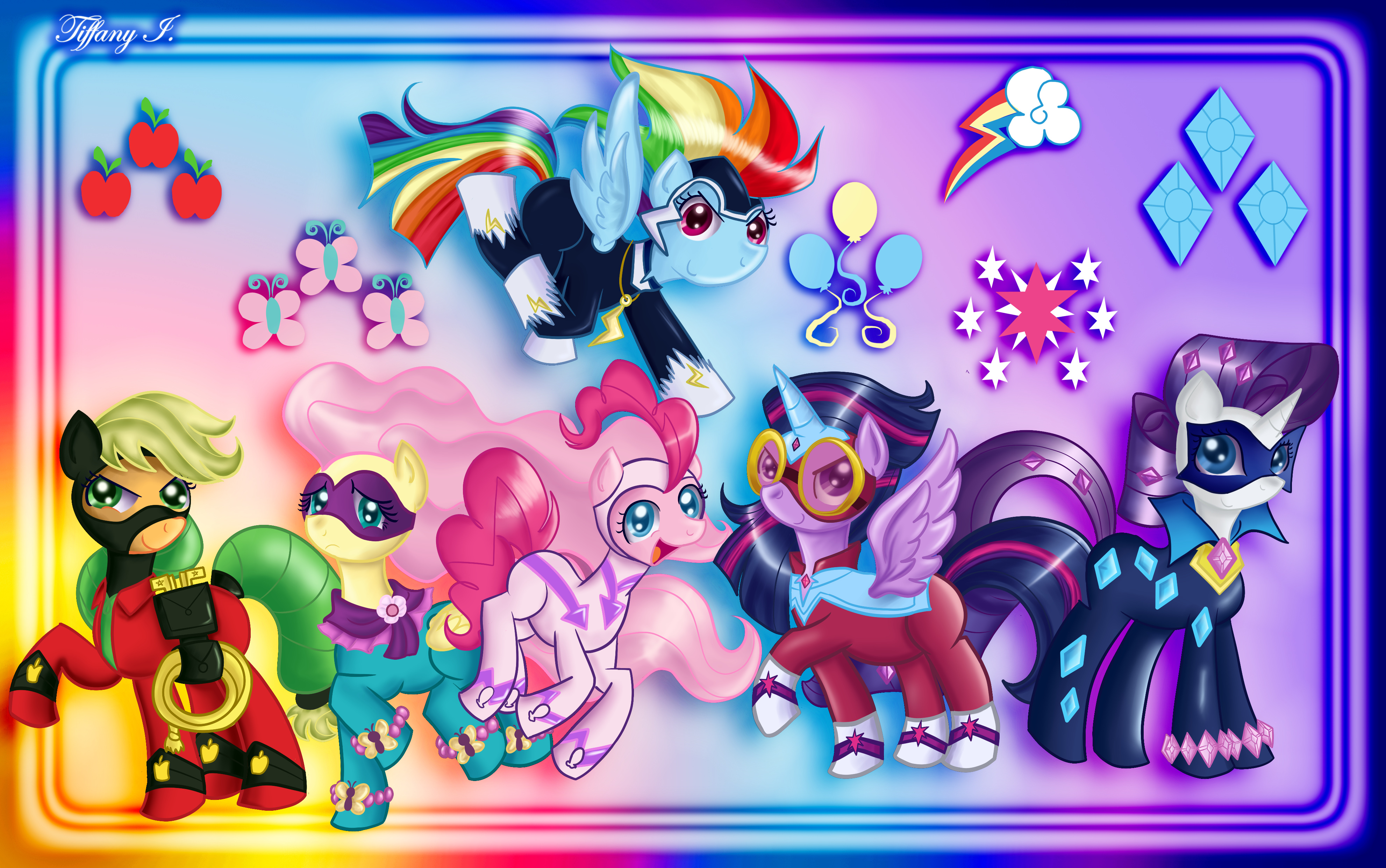 MLP - Power Ponies by iTiffanyBlue