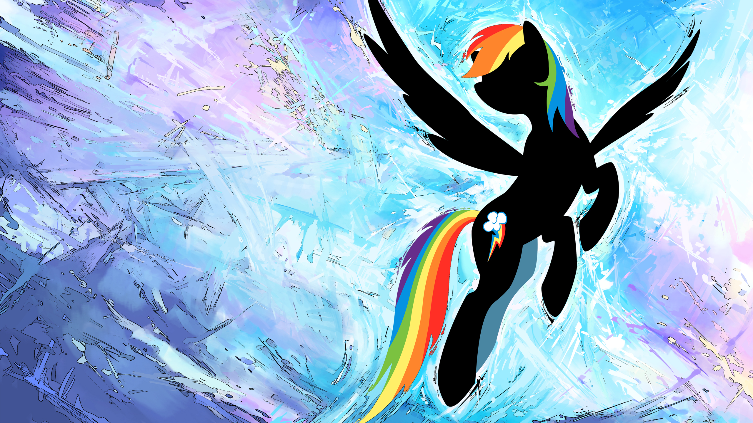 Rainbow Dash Wallpaper by GenjiLim