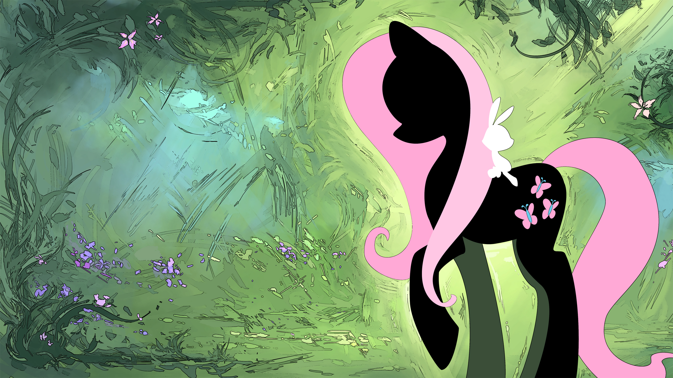 Fluttershy Wallpaper by GenjiLim