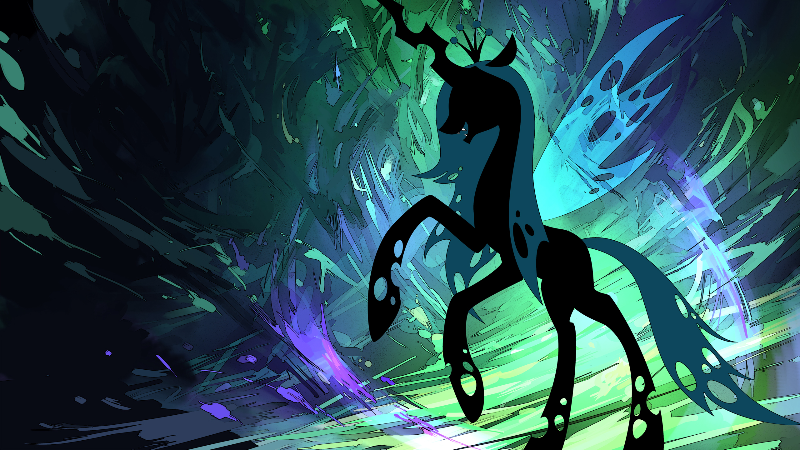 Queen Chrysalis Wallpaper by GenjiLim