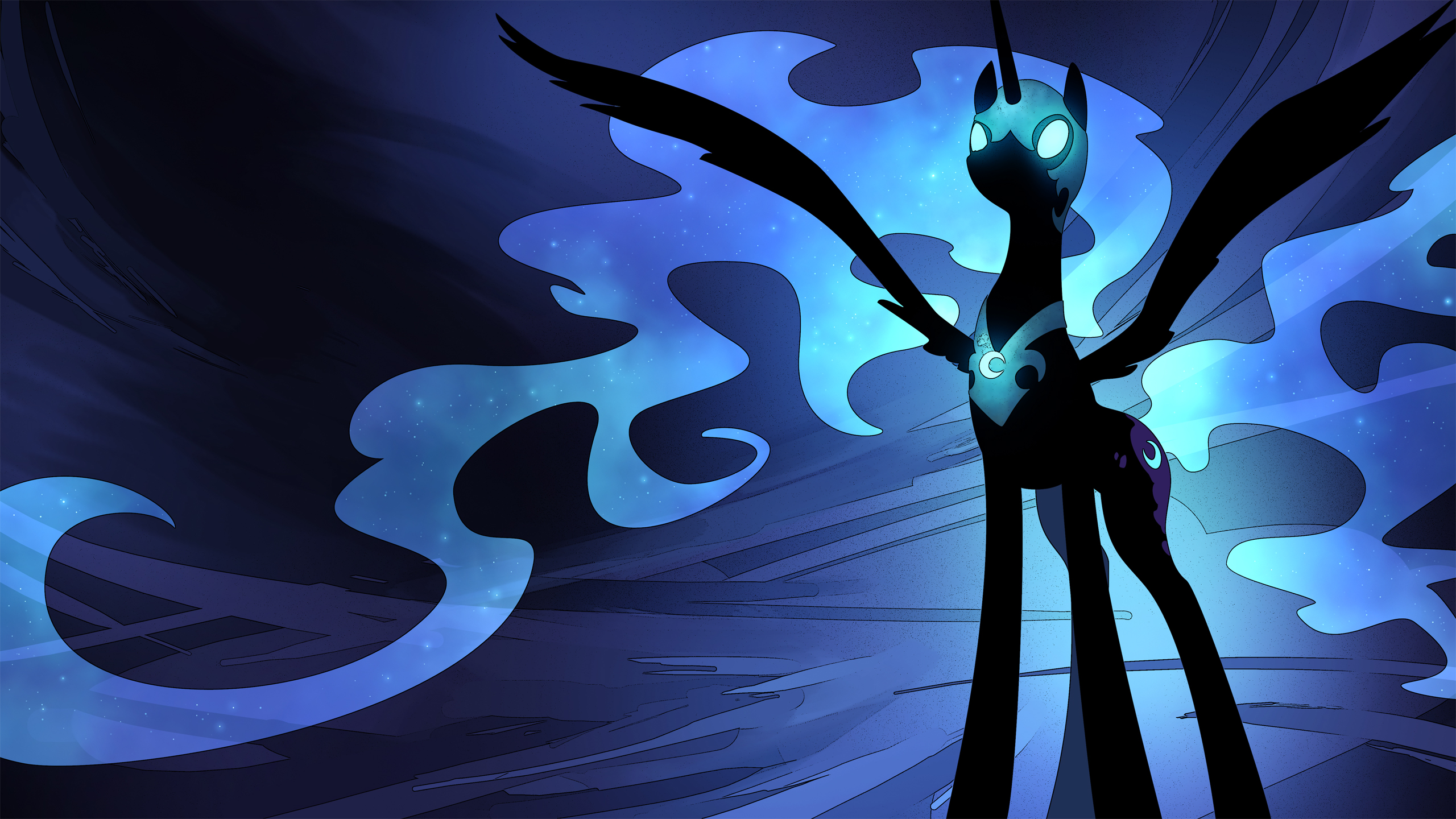 Nightmare Moon Wallpaper by GenjiLim