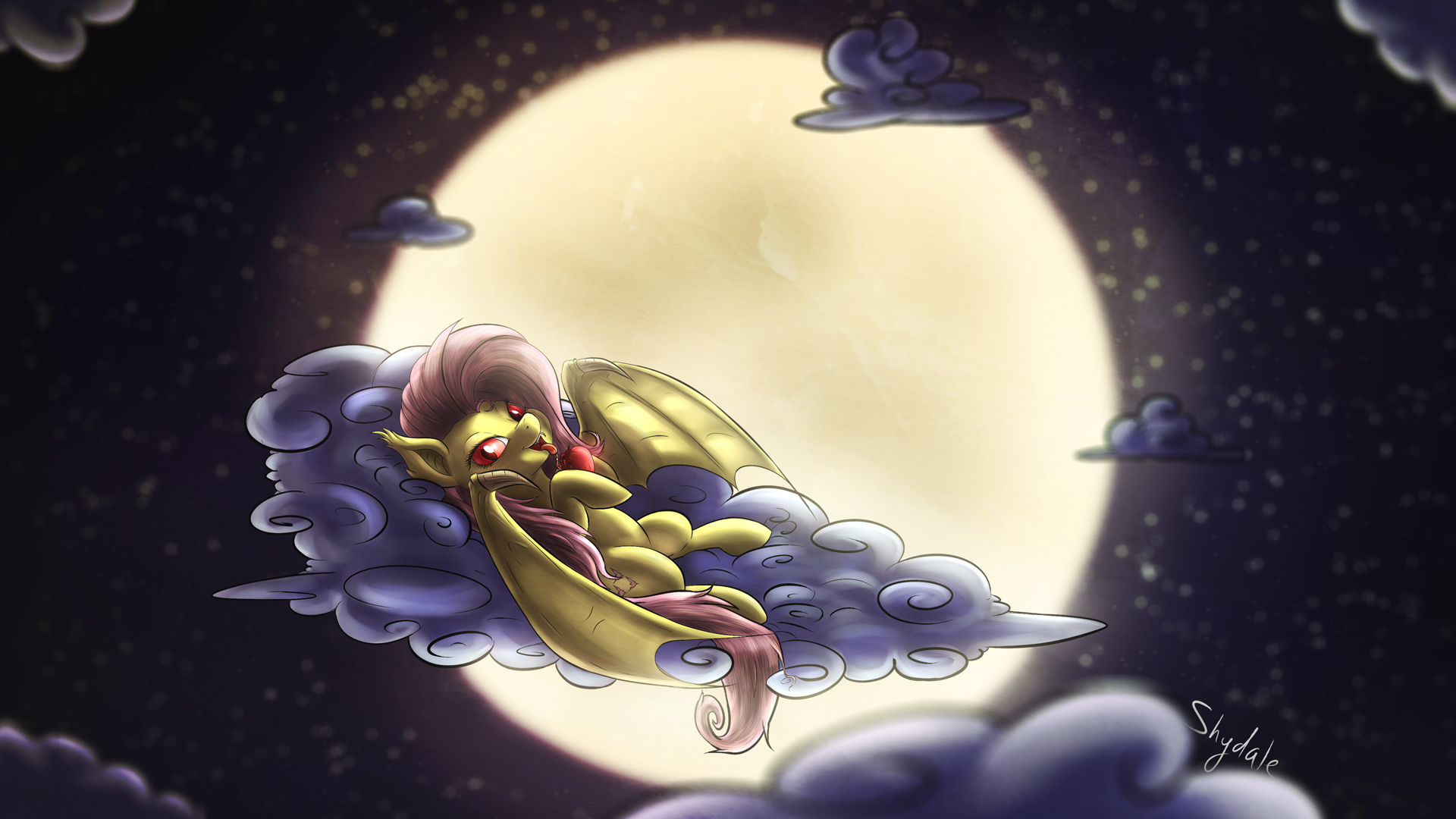 Flutterbat on the cloud by fShydale