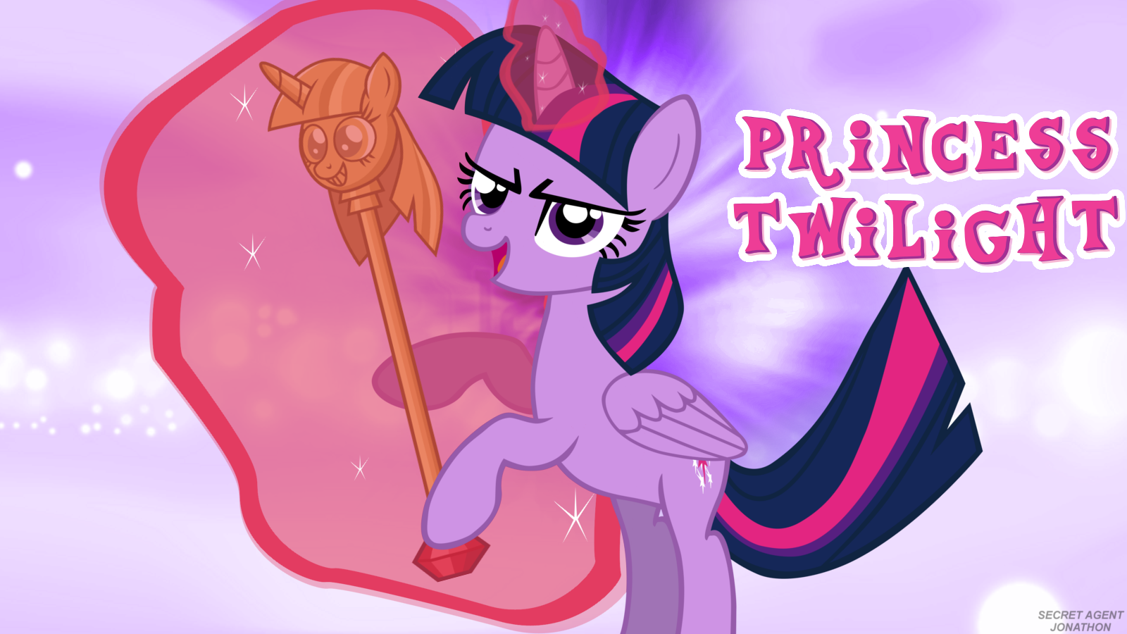 Princess Twilight Sparkle Background by Flutterflyraptor, jessicat0, SecretAgentJonathon and Tollaner