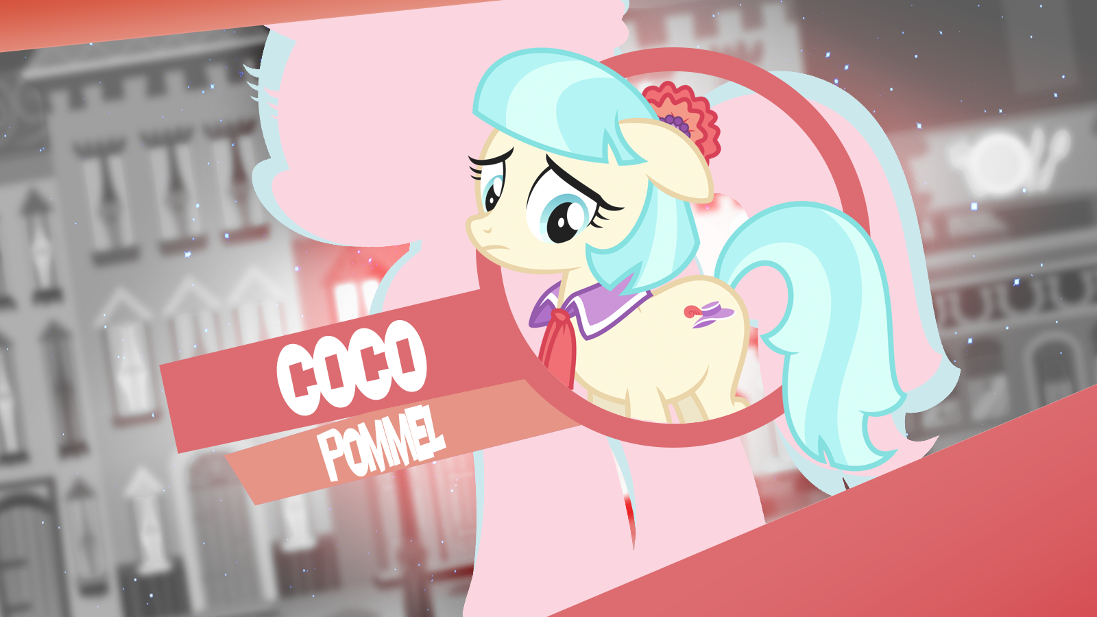 Wallpaper /Coco Pommel/ by KrewellaHanoi, thatguy1945 and Whimsy-Floof