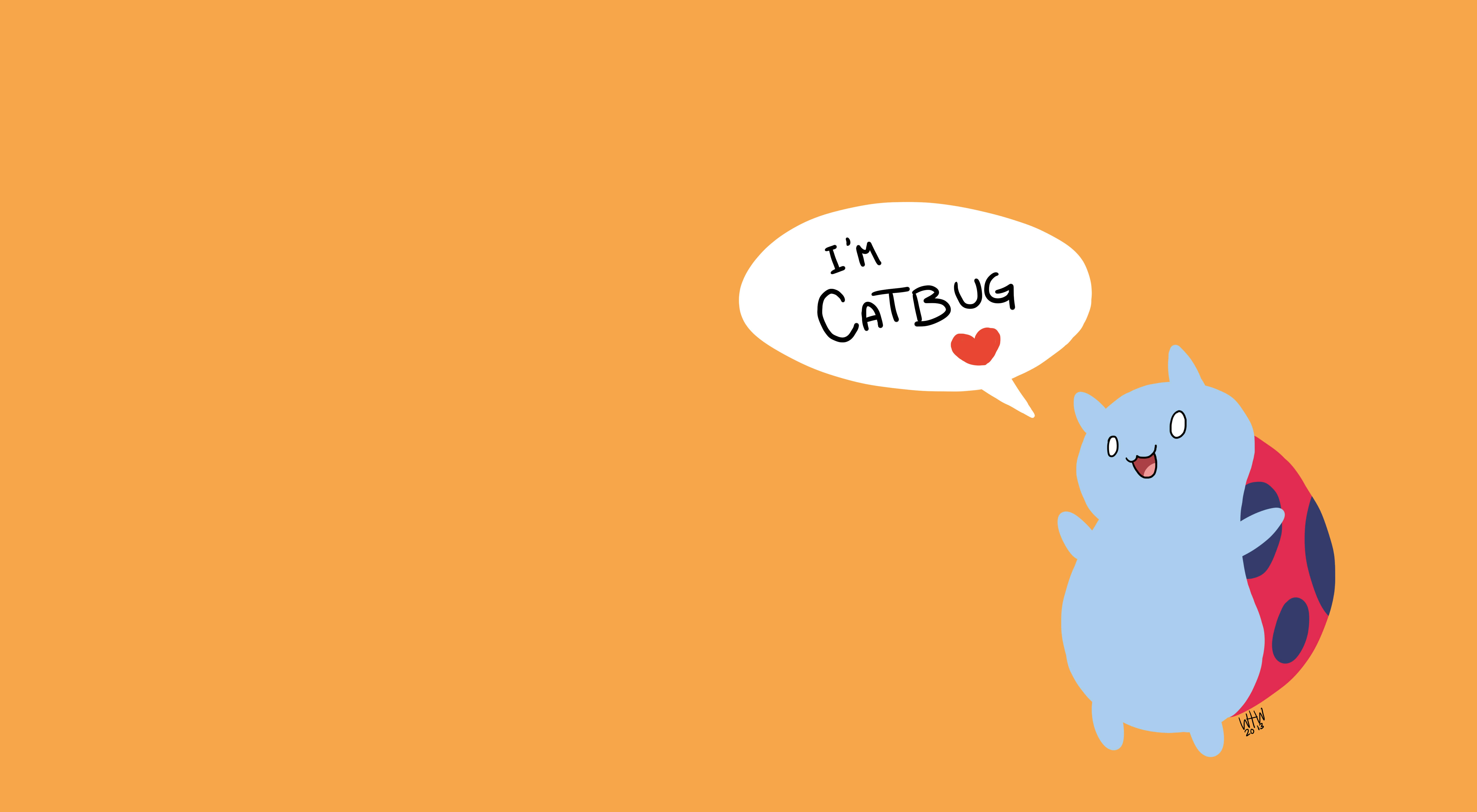 Catbug by water-wing