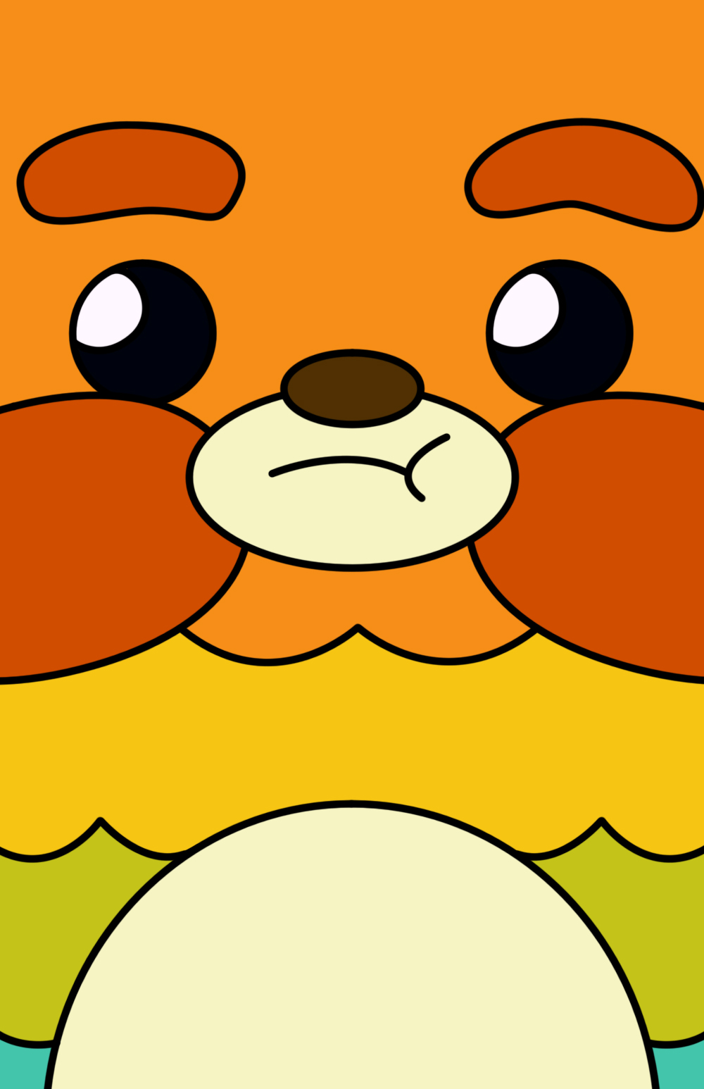 Impossibear Phone Wallpaper by mellieissa