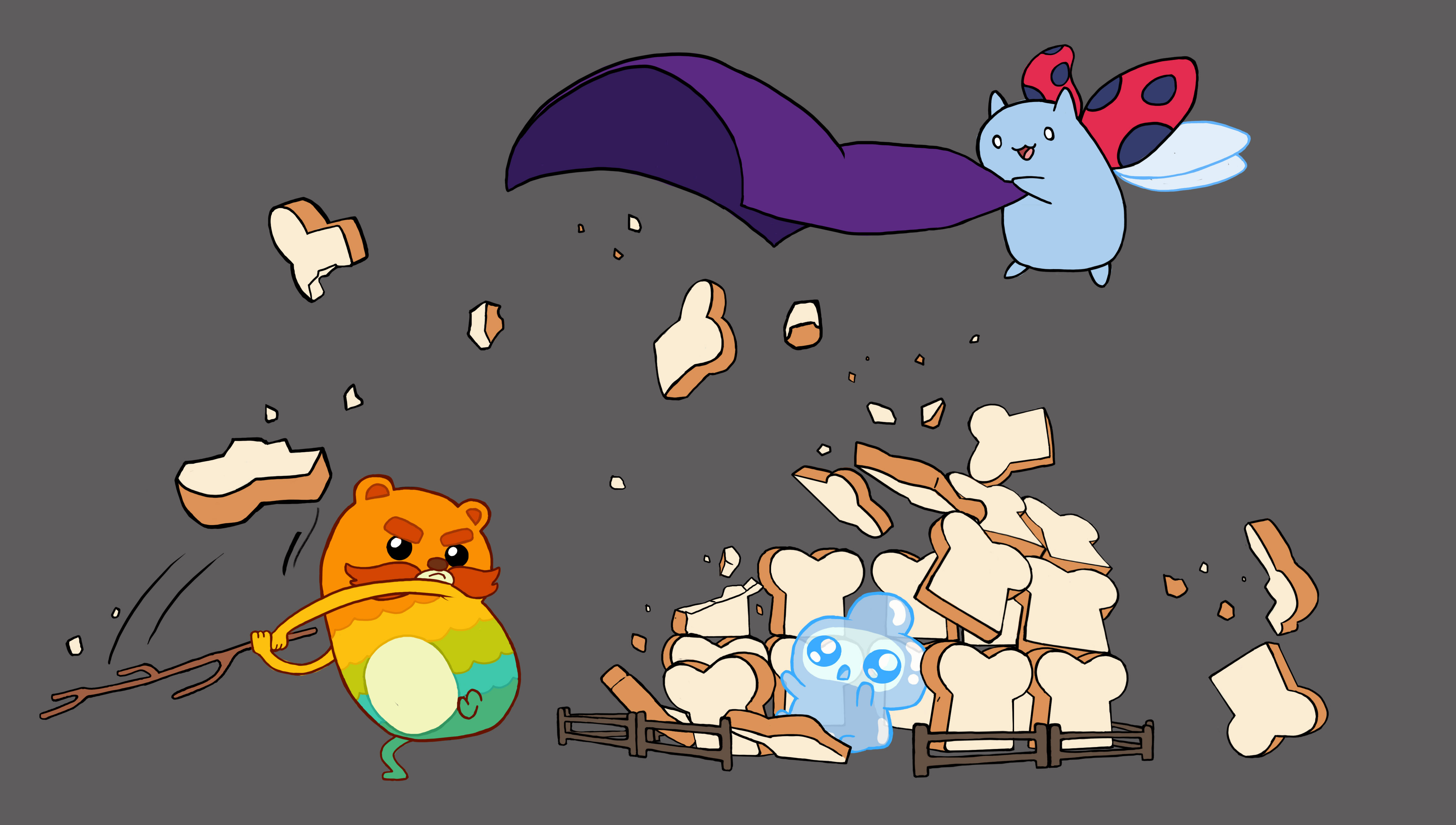 Bravest Warriors Fort Night by Joseugai